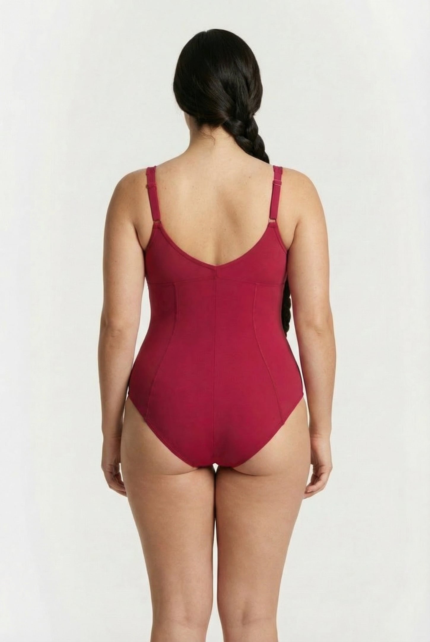 W VERTIGO ONE PIECE LOW C CUP R RED ONION 2