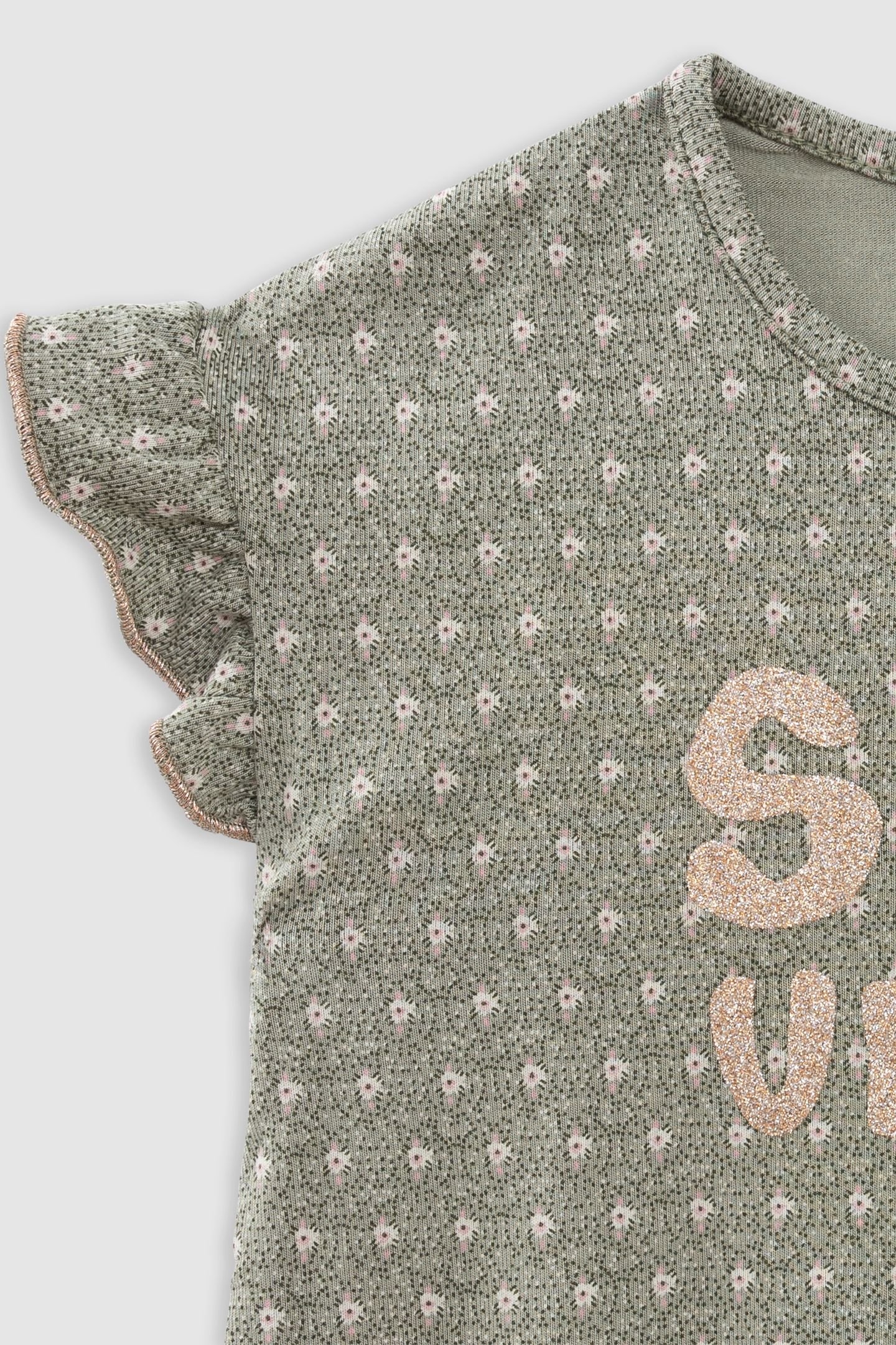 MINIMALIST GRAPHIC-PRINT KHAKI T-SHIRT 7