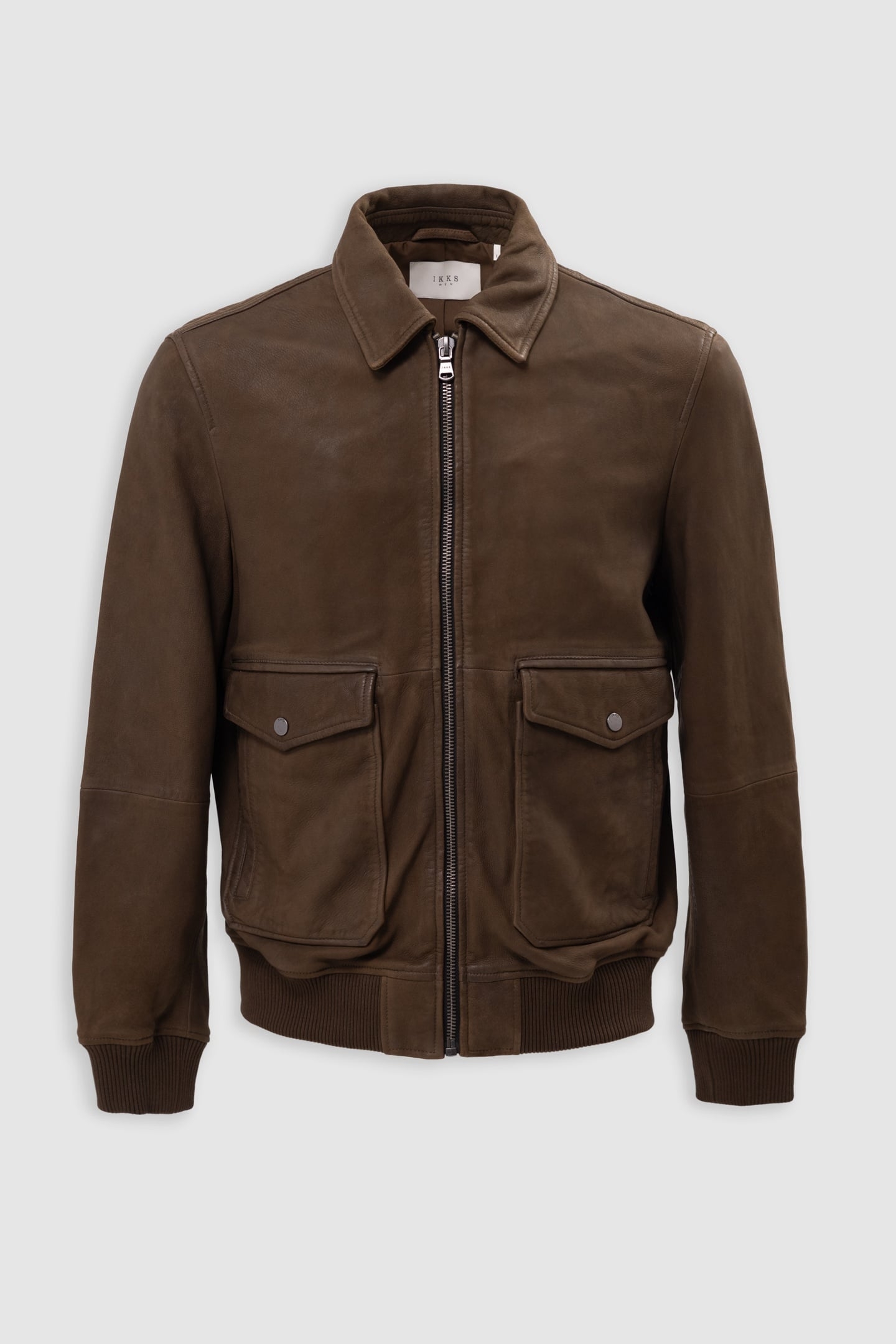 BRONZE LEATHER AVIATOR JACKET 5