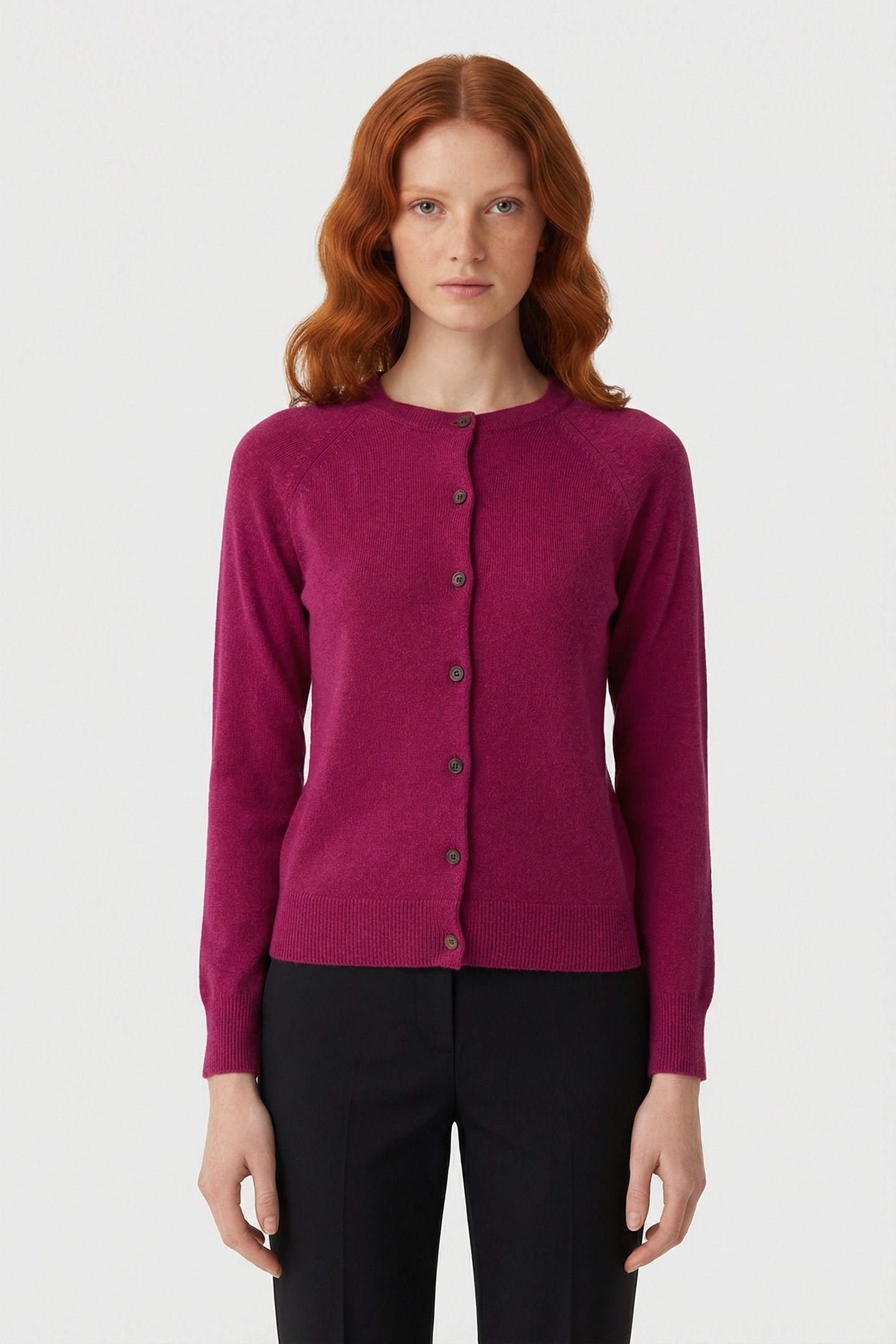 LULU CARDI DARK PLUM 1