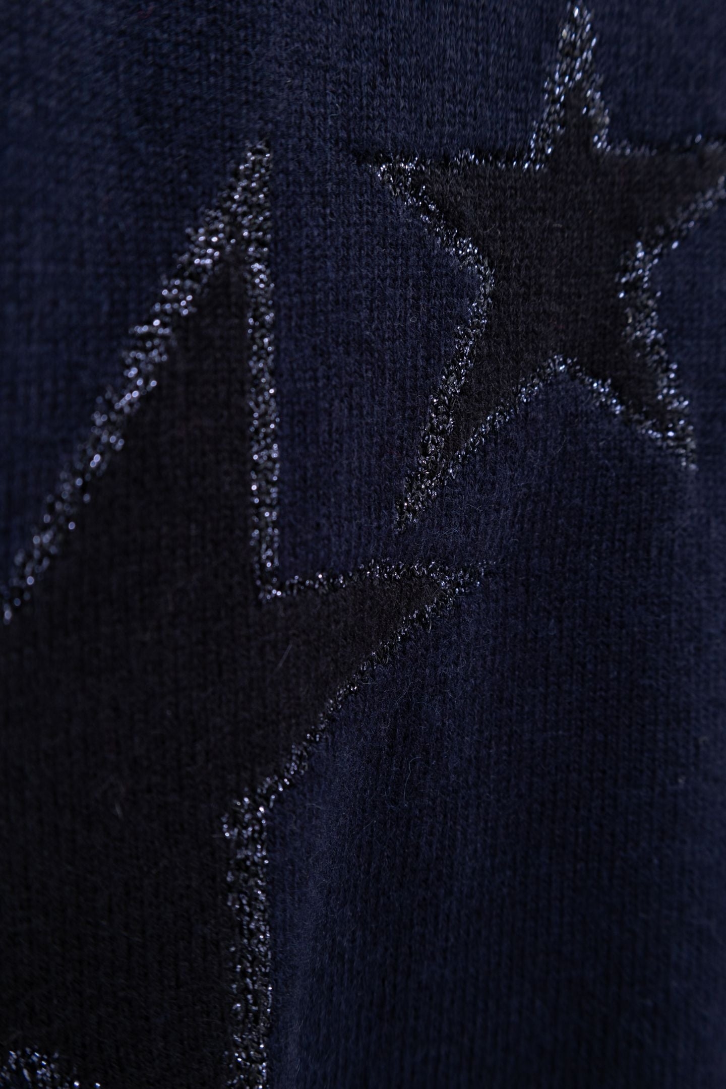 GIRL'S INTARSIA STARS NAVY KNIT SWEATER 5