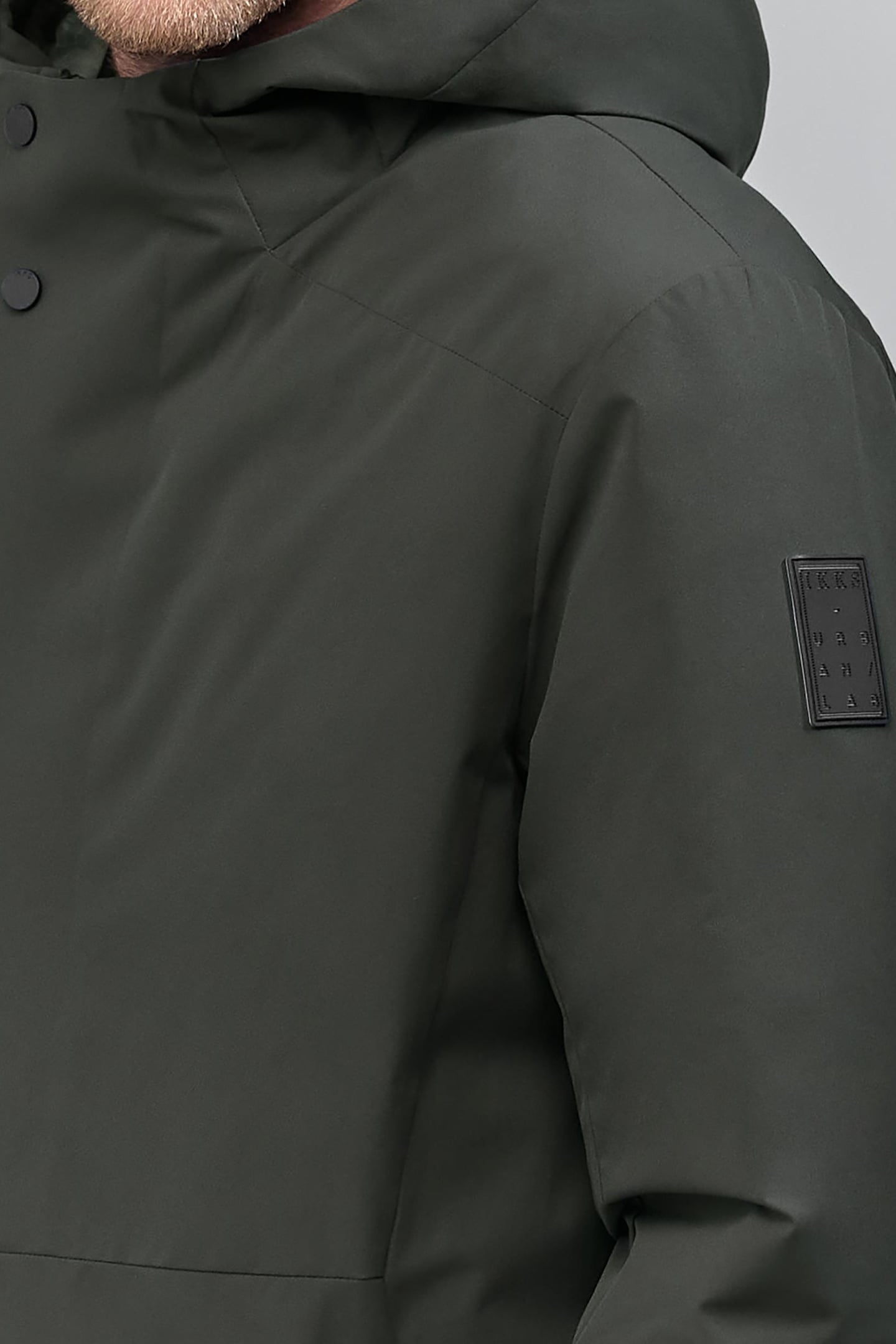 PARKA DARK GREEN INTERIOR MARBLE PRINT WATERPROOF HOMME 8