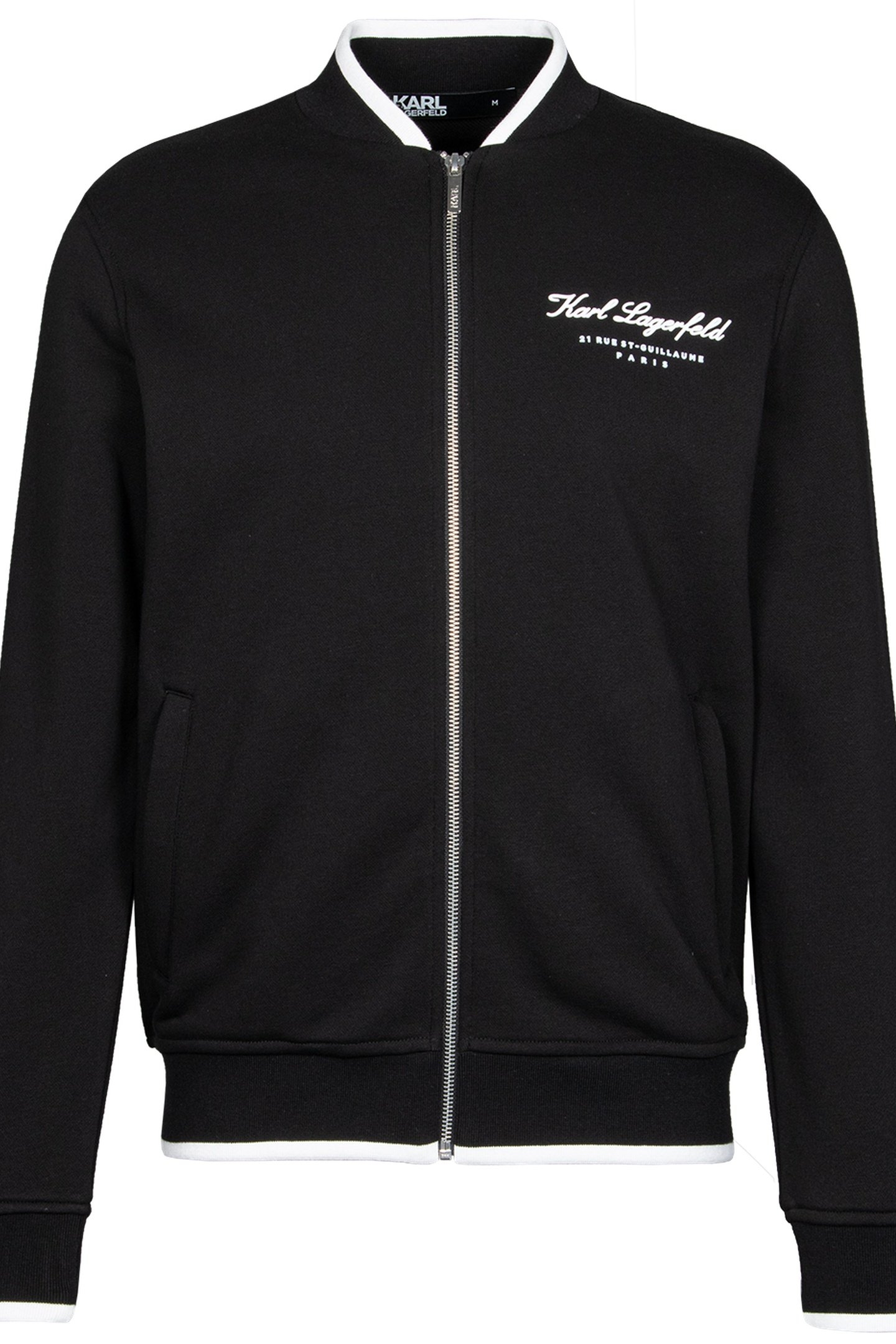 BLACK SWEAT ZIP JACKET 3