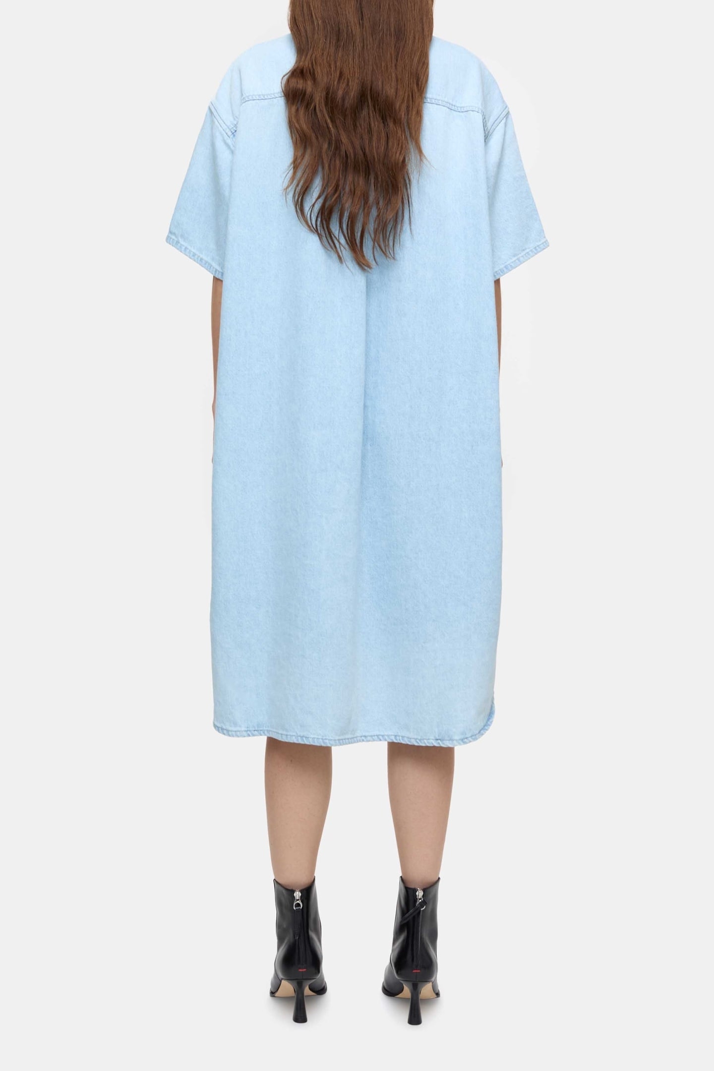 OVERSIZED SHIRT DRESS DRESSES LIGHT BLUE 2