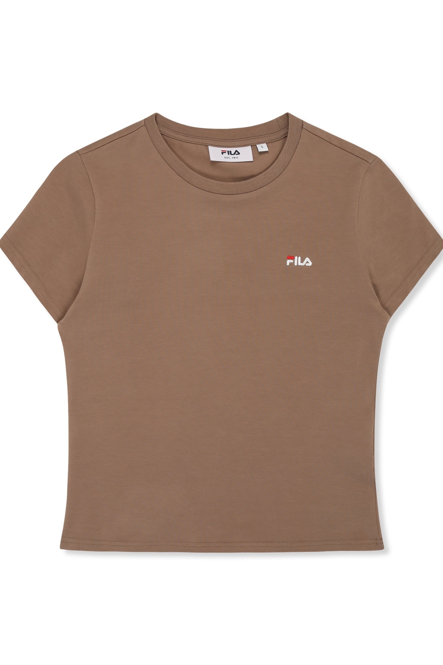 TRIVERO SLIM T-SHIRT TAUPE GRAY 5