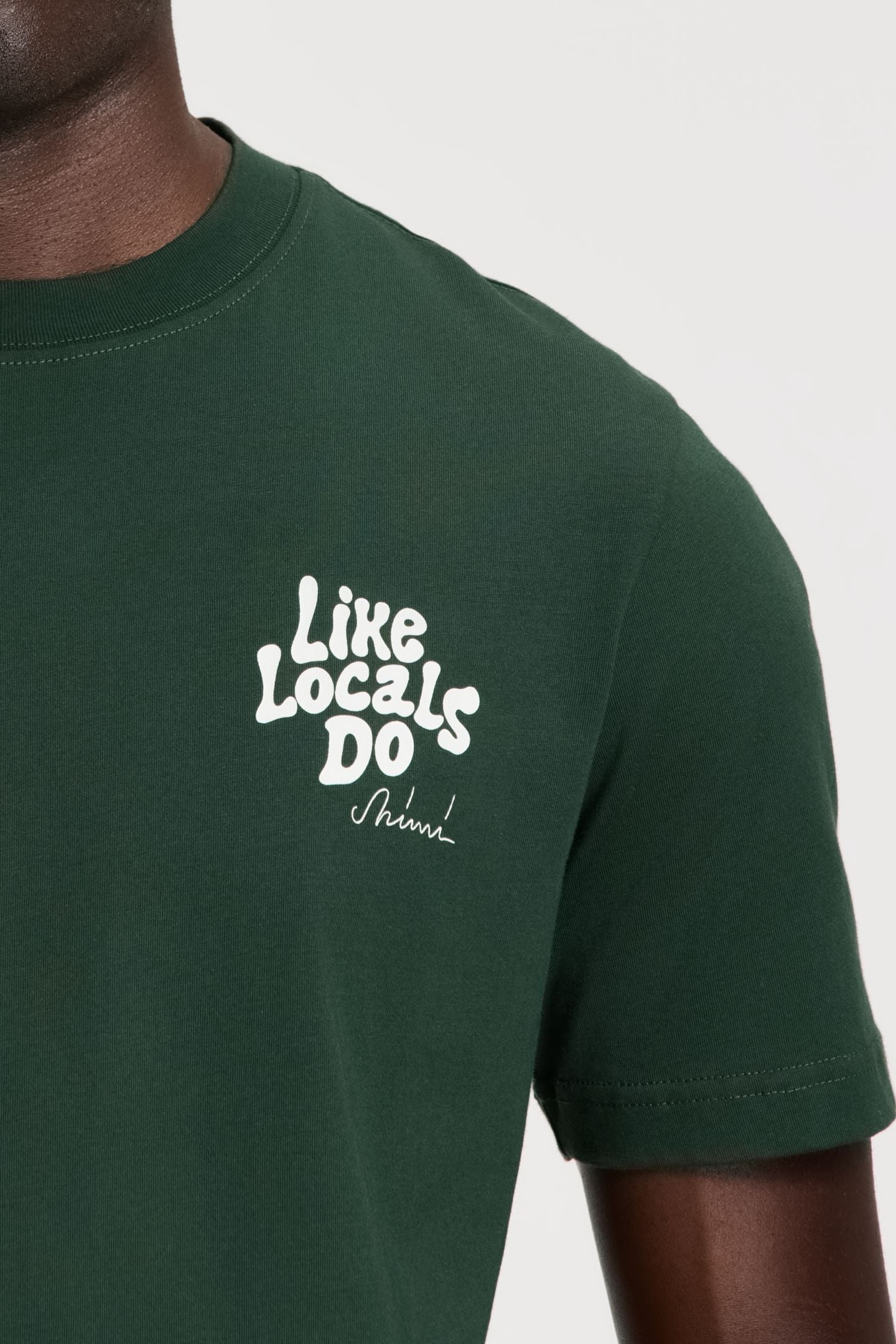 LIAM REGULAR T-SHIRT LIKE LOCALS DO GREEN LEAF 8