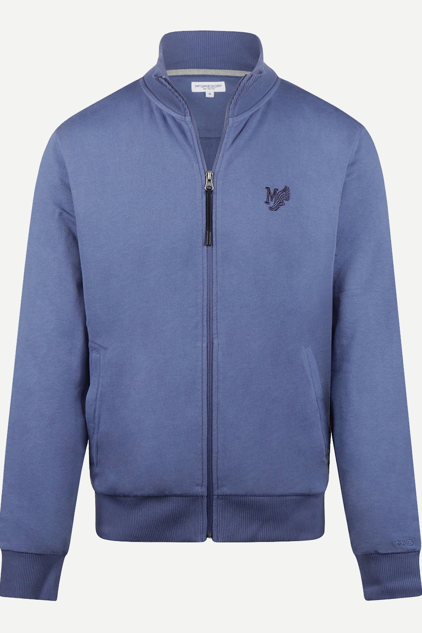 ZIP THRU SWEAT CARDIGAN VINTAGE BLUE 2