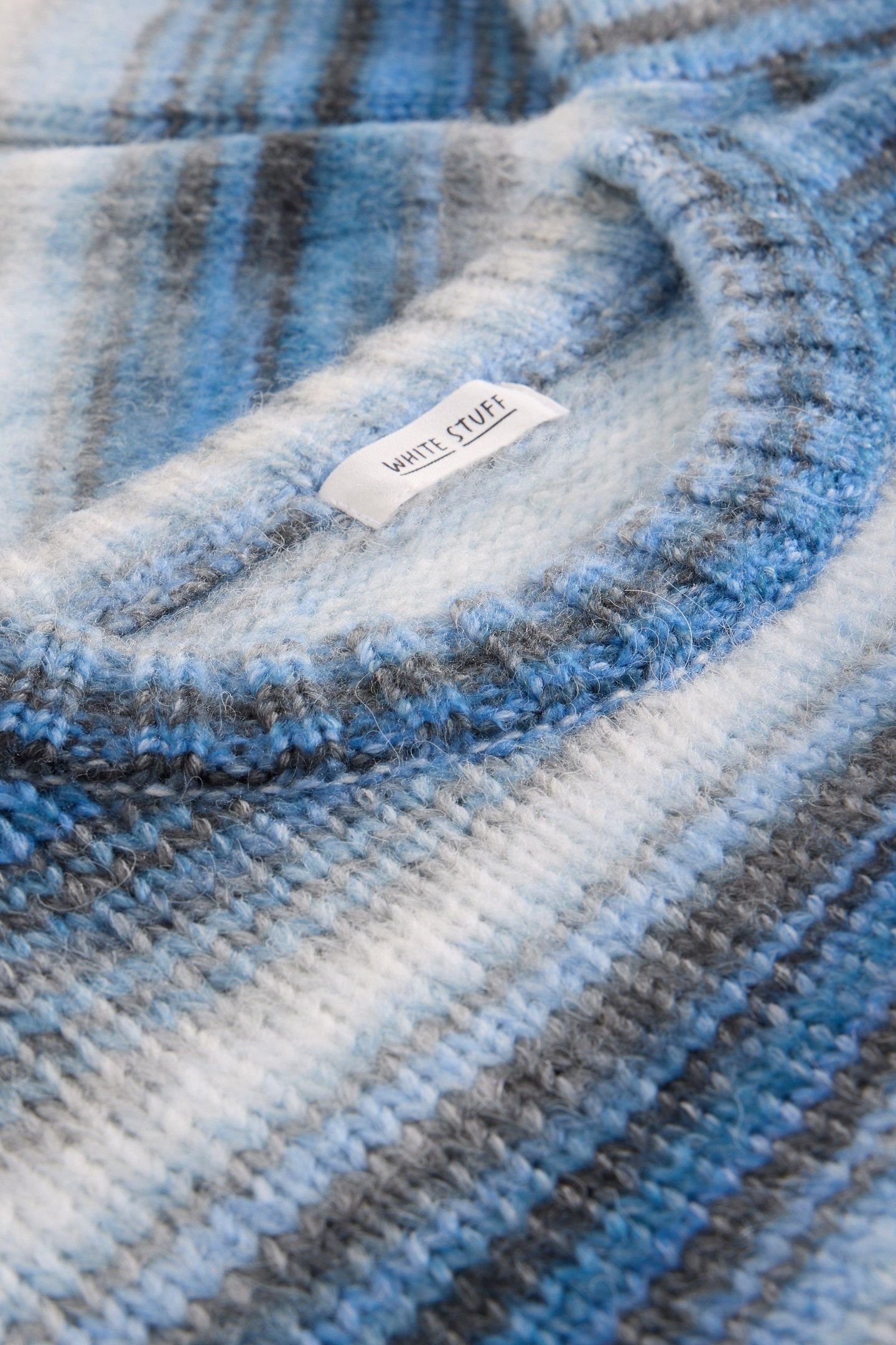 SABRINA SPACEDYE JUMPER BLUE MULTI 4