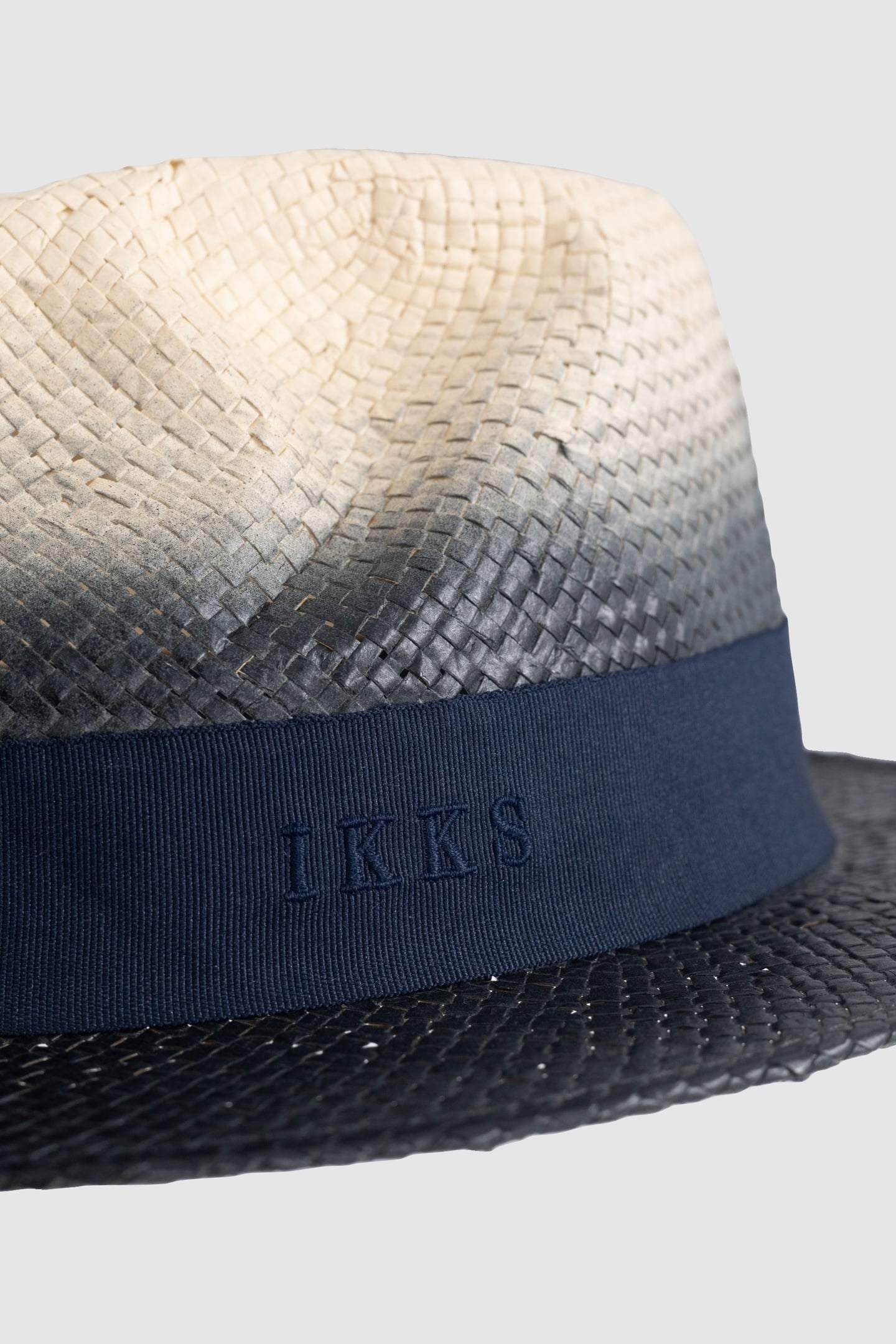 DEEP DYE EFFECT BEIGE AND NAVY HAT 6