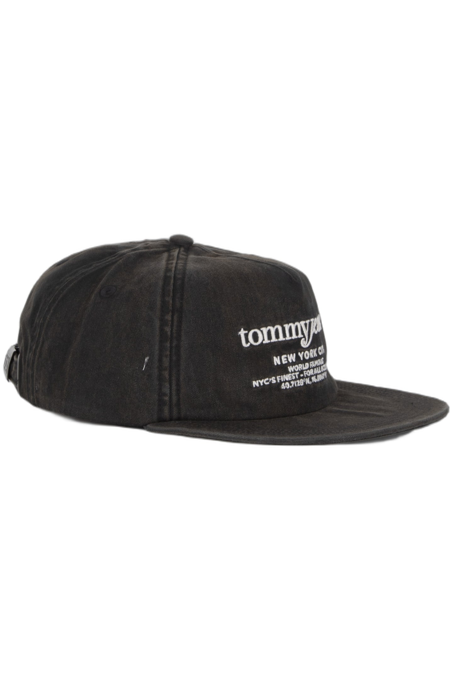 WASHED SKATER CAP BLACK 2