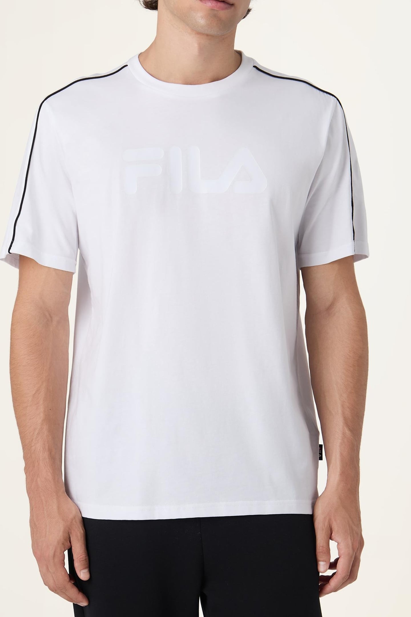 RIVOLI RELAXED LOGO T-SHIRT BRIGHT WHITE 1