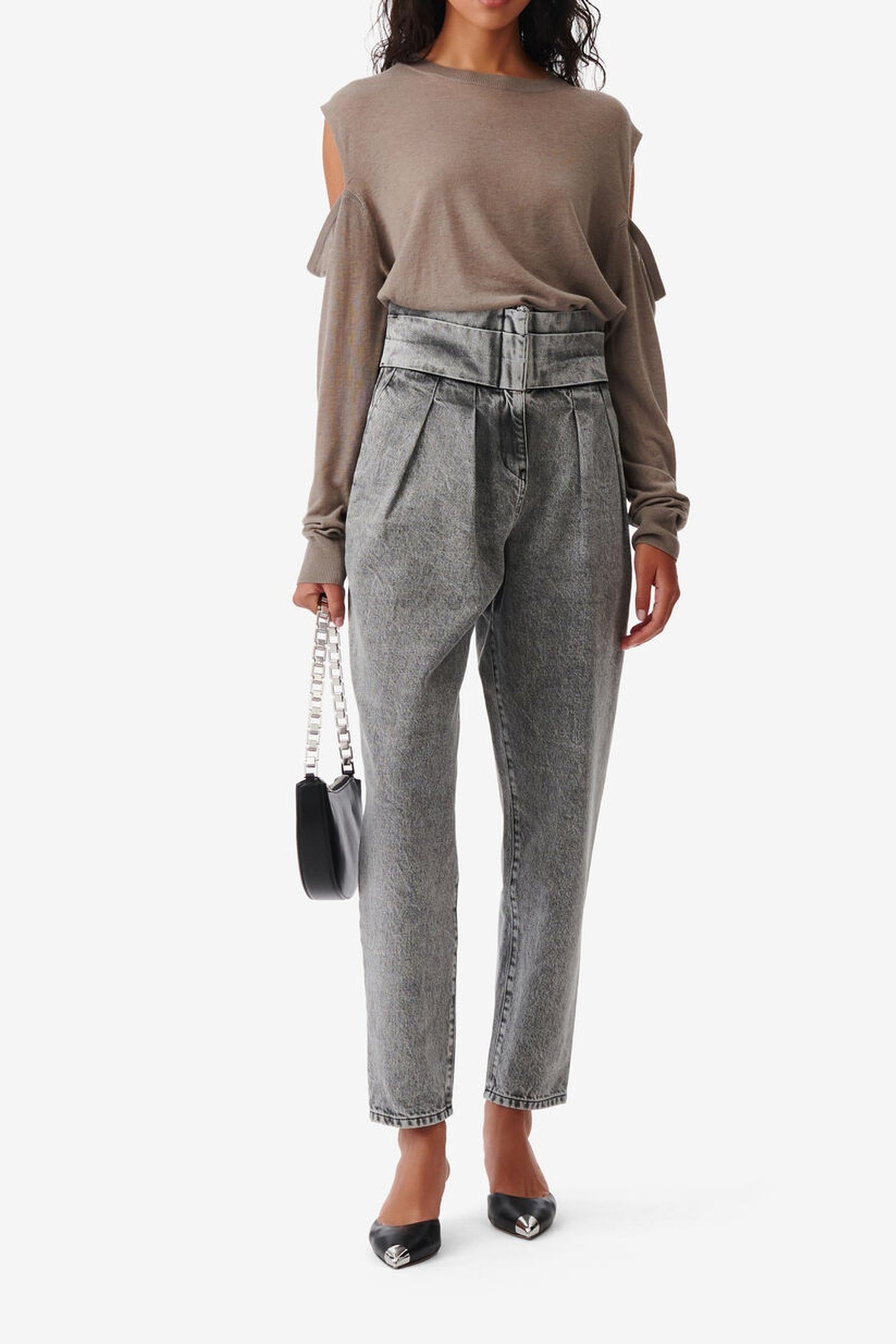 EMINI TROUSER SNOW BLACK 1