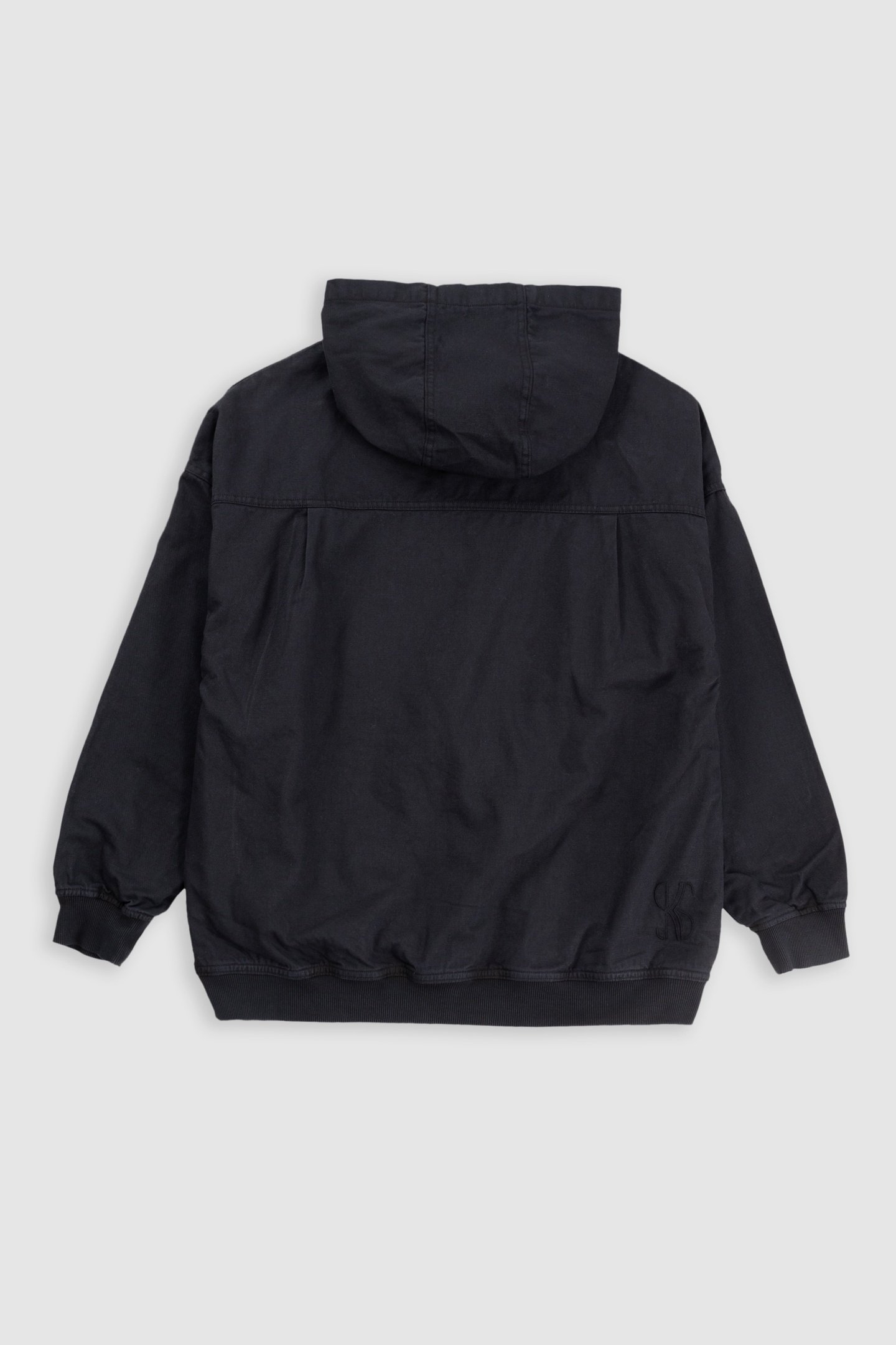 BLACK HOODED JACKET 3