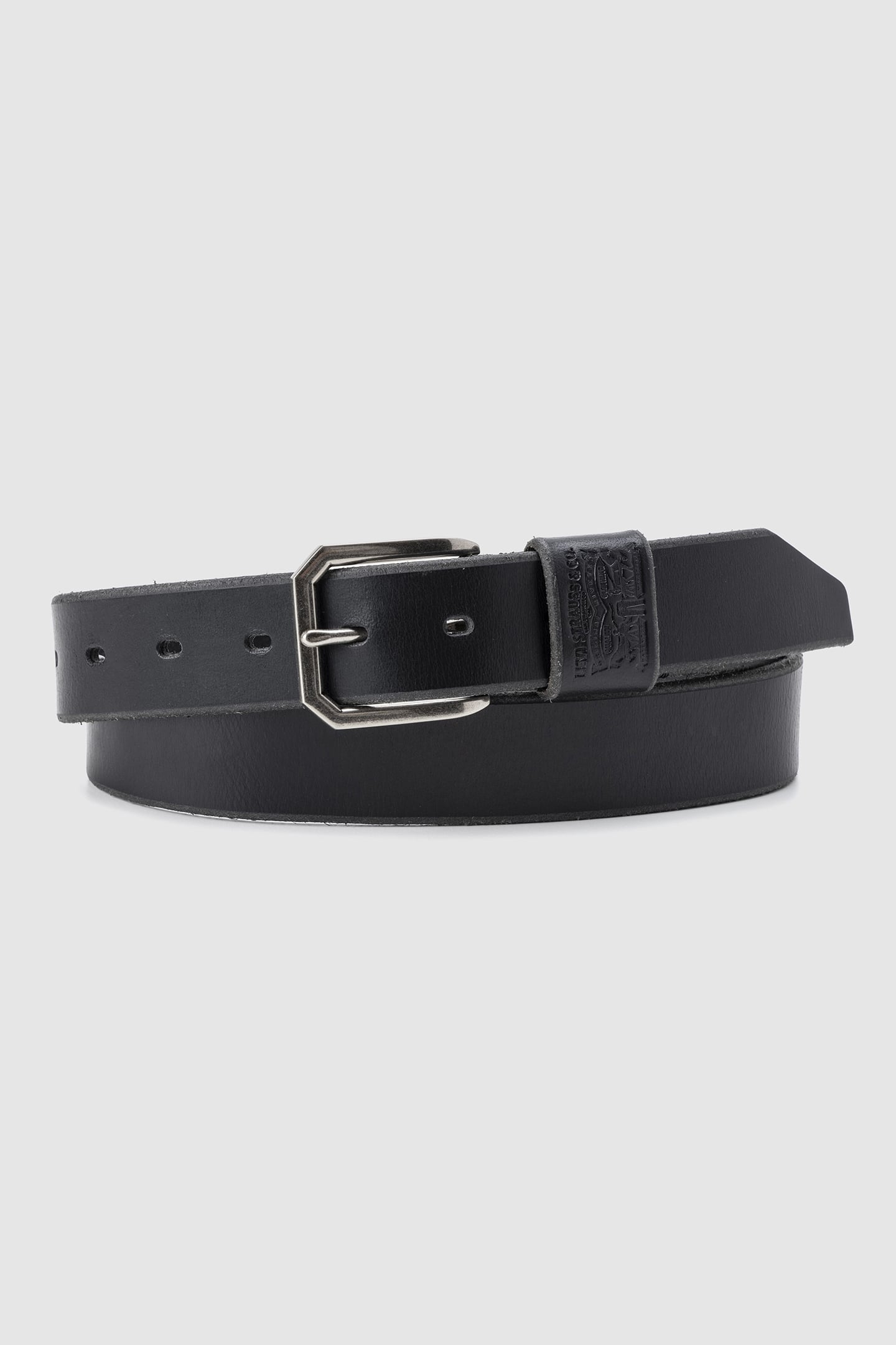 WIDE LOOP TWO HORSE BELT CAVIAR 1