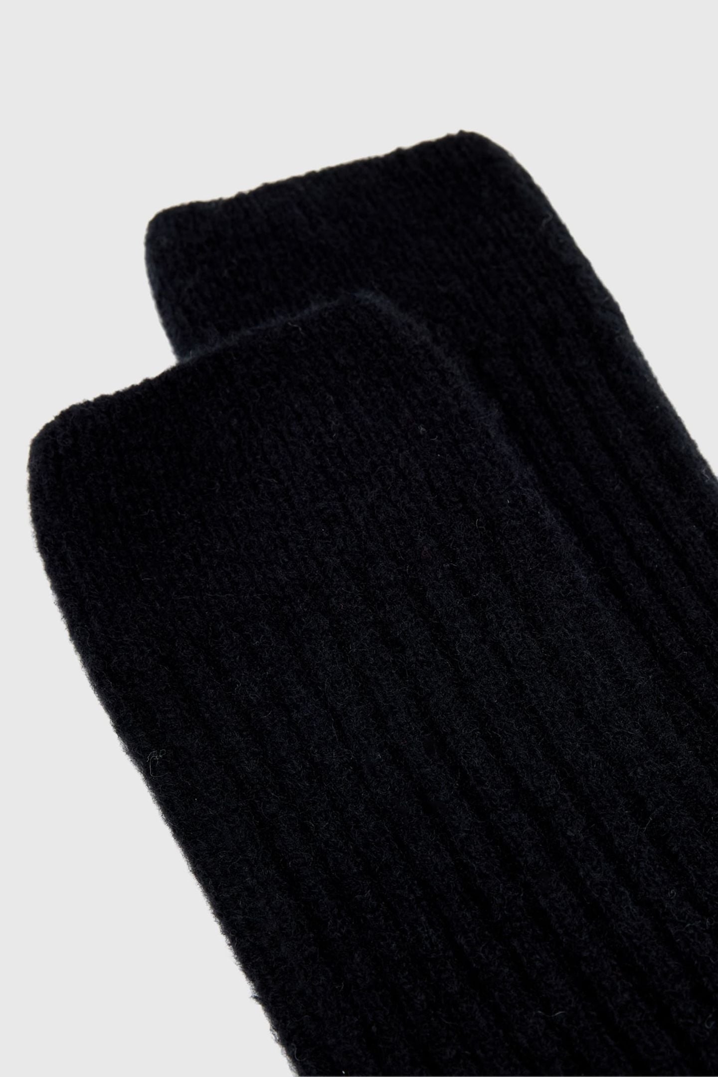 EMI RIB SOCKS BLACK 2