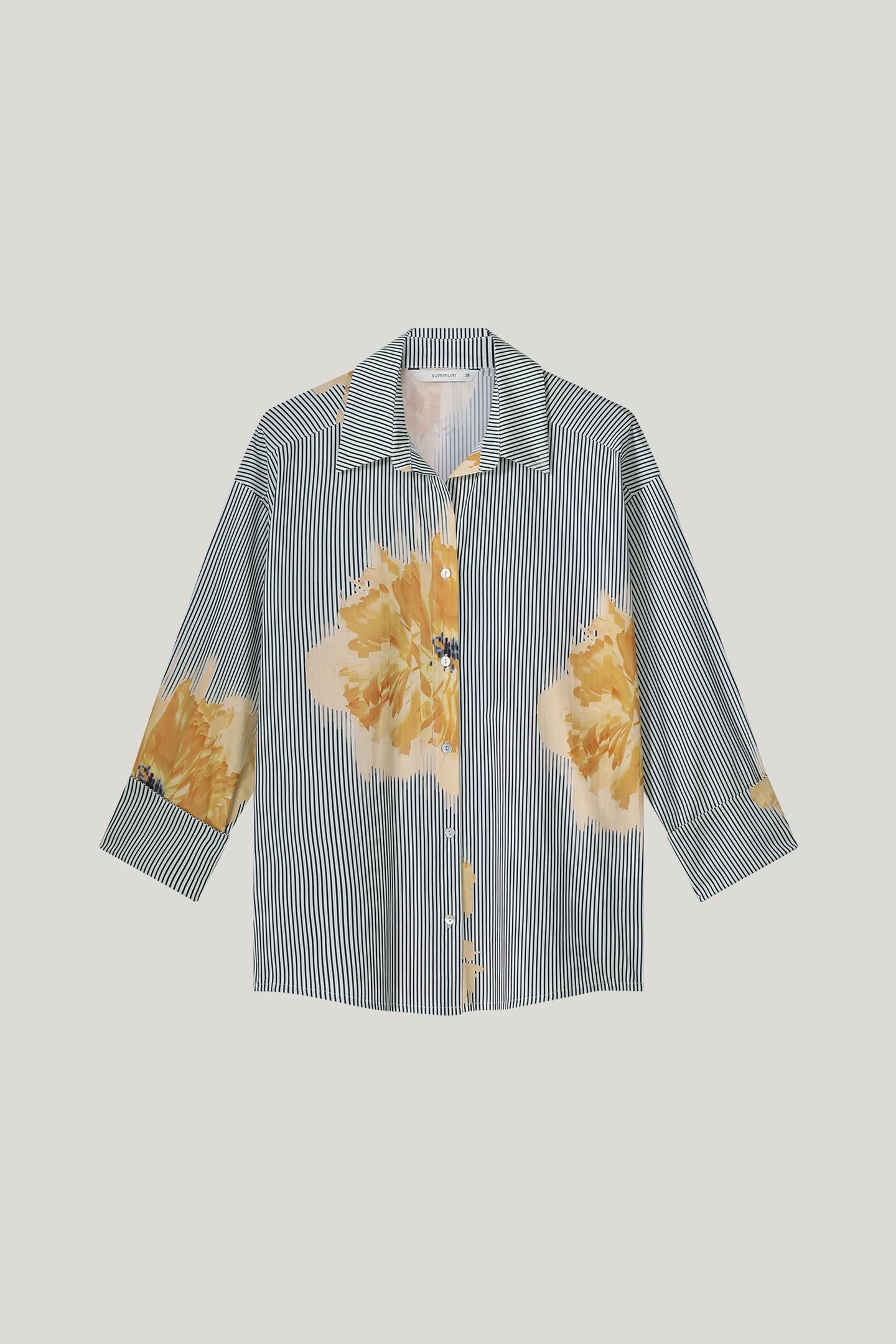 BLOUSE FLOWERS AND STRIPES MULTICOLOUR 4