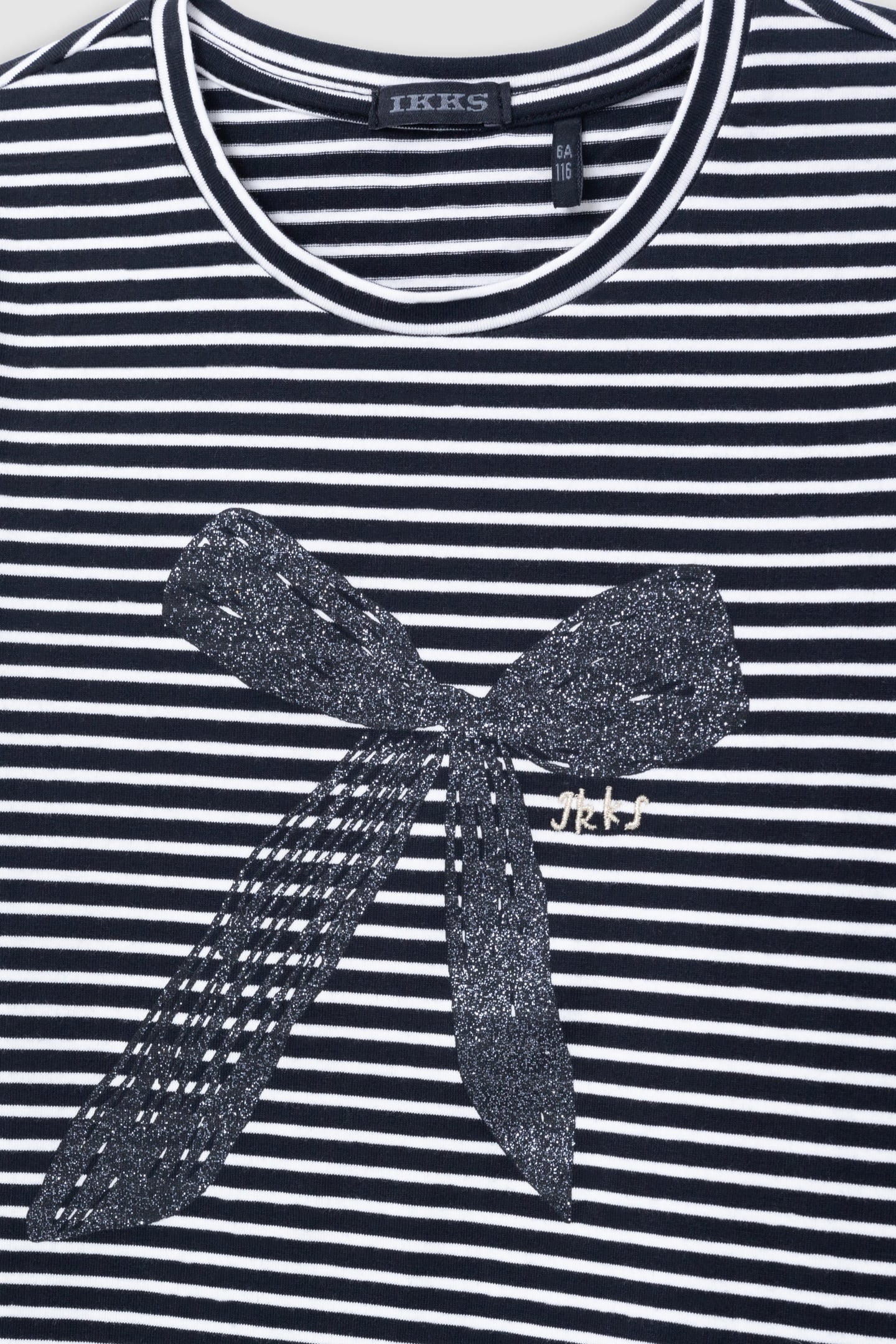 GIRL'S GLITTER BOW SAILOR T-SHIRT 2