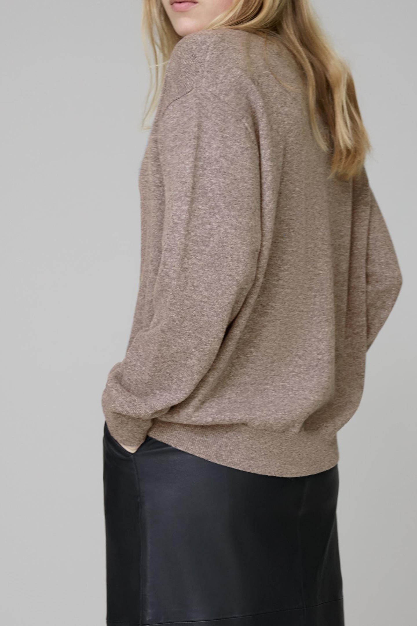 PURE EDITION-SESAME KNIT MAXI ZIP SWEATER 3