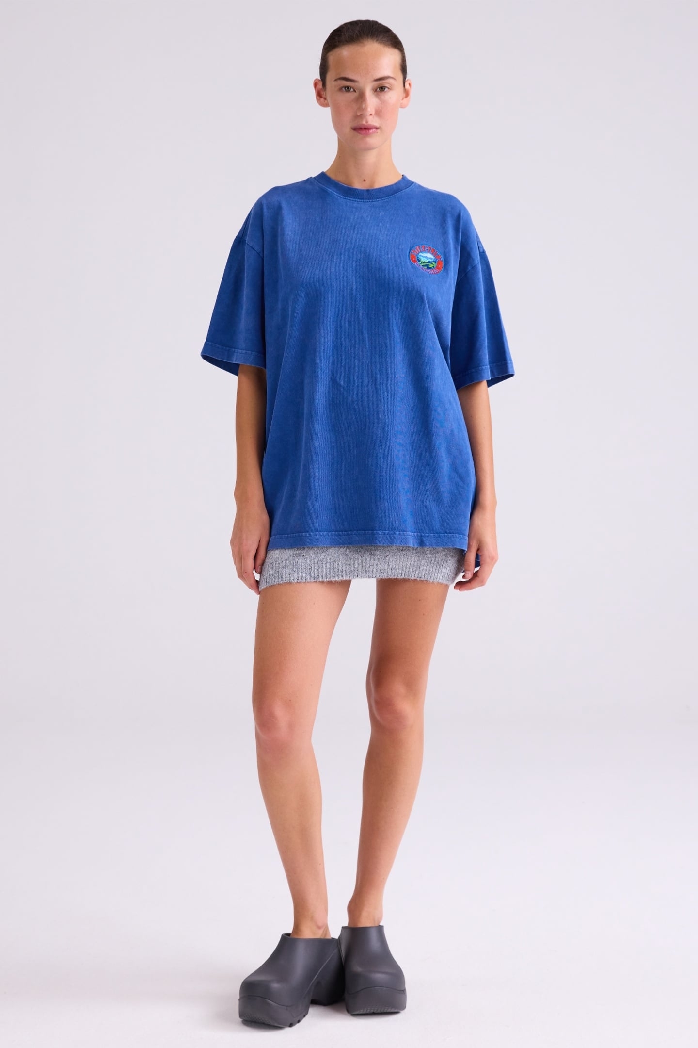 REYA OVERSIZED T-SHIRT BLUE 2