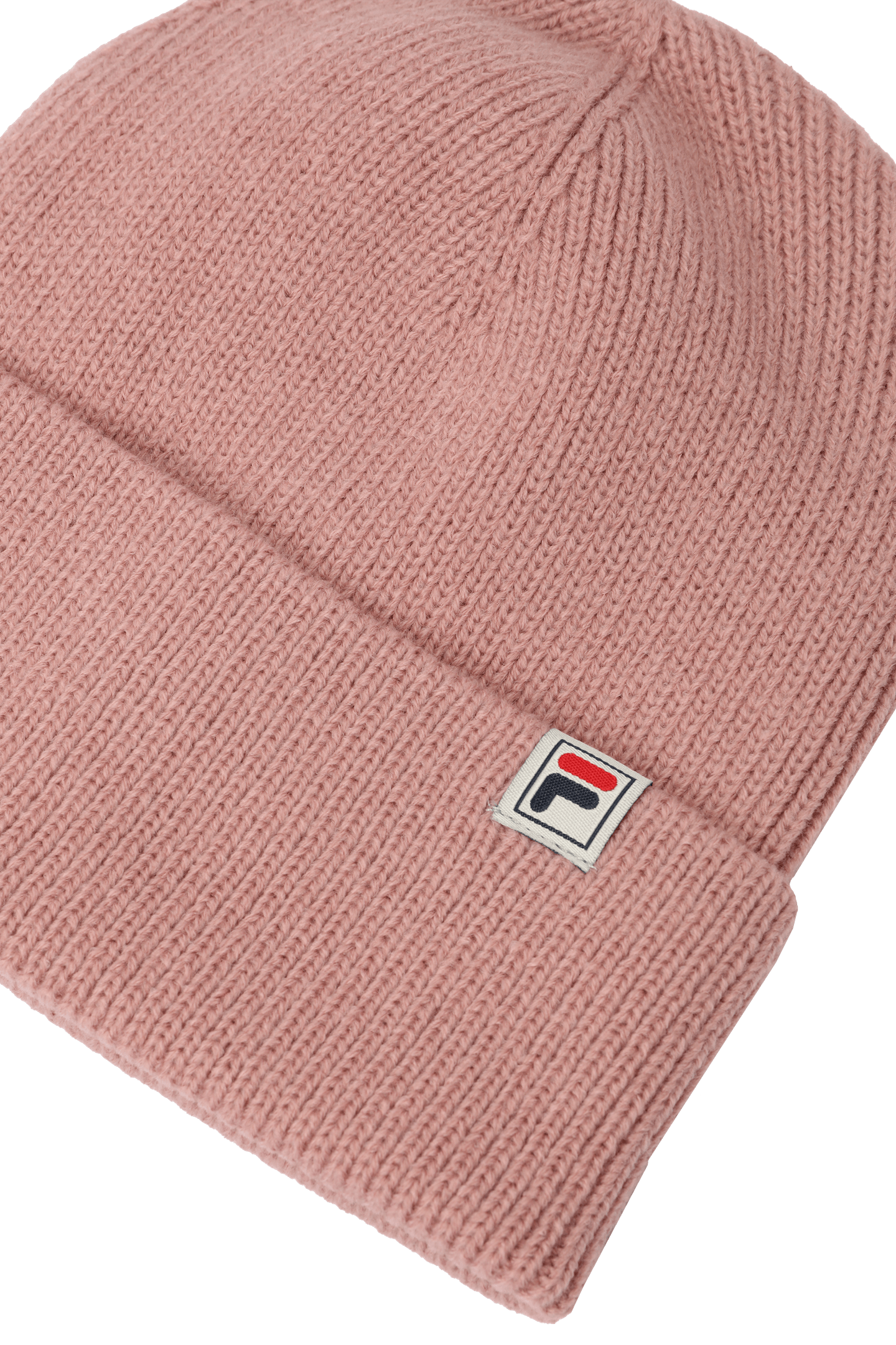 UNISEX MILANO MID HEIGHT LOGO KNIT BEANIE PALE MAUVE 3