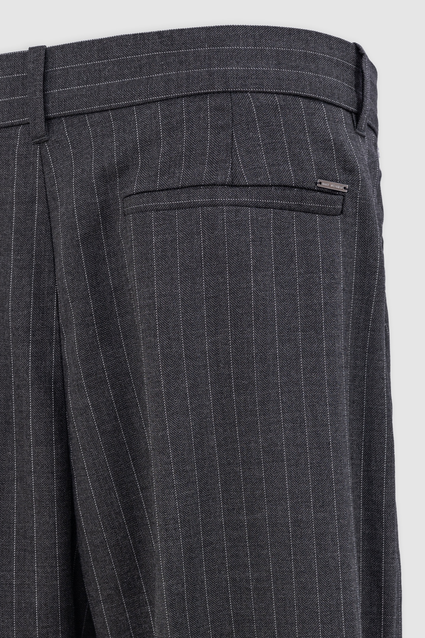 GREY SUIT PANTS WITH TENNIS STRIPES 3