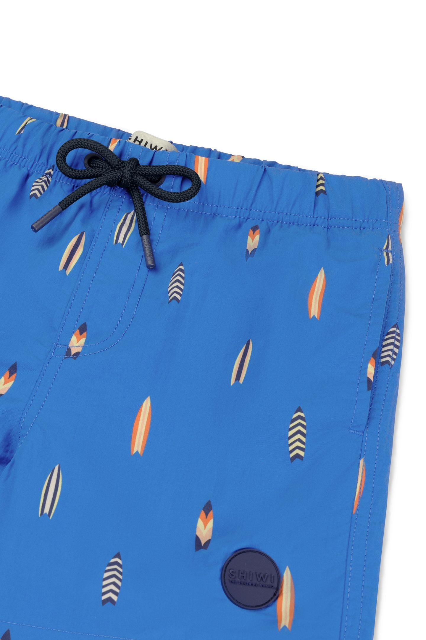BOYS MILO QUICK DRY SWIM SHORTS 4 INCH SURFBOARDS BLUE KOBAL 3