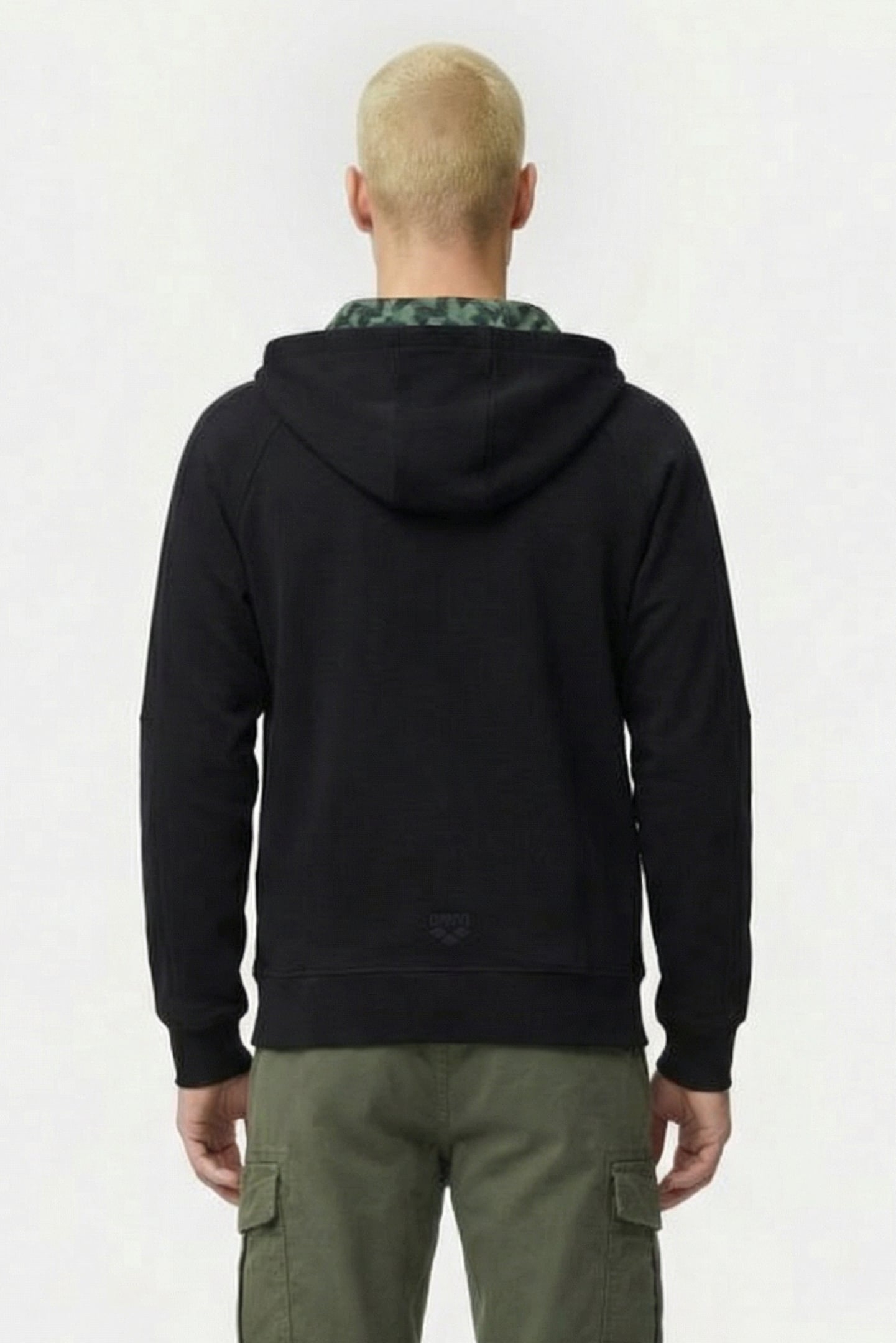 MAN HOODIE FULL ZIP BLACK 2