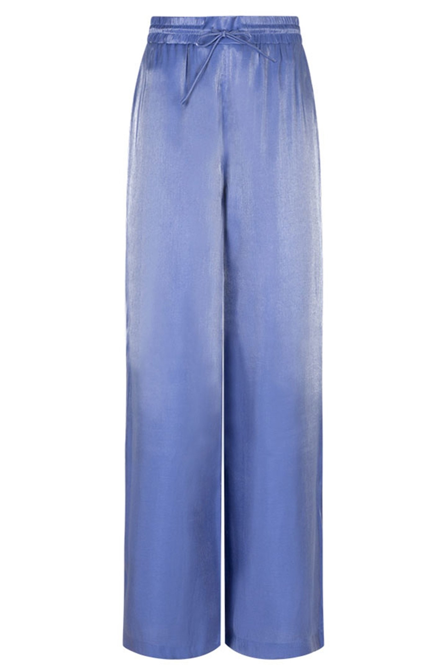 SOIR SHIMMER WIDE LEG PANTS CORNFLOWER BLUE 4