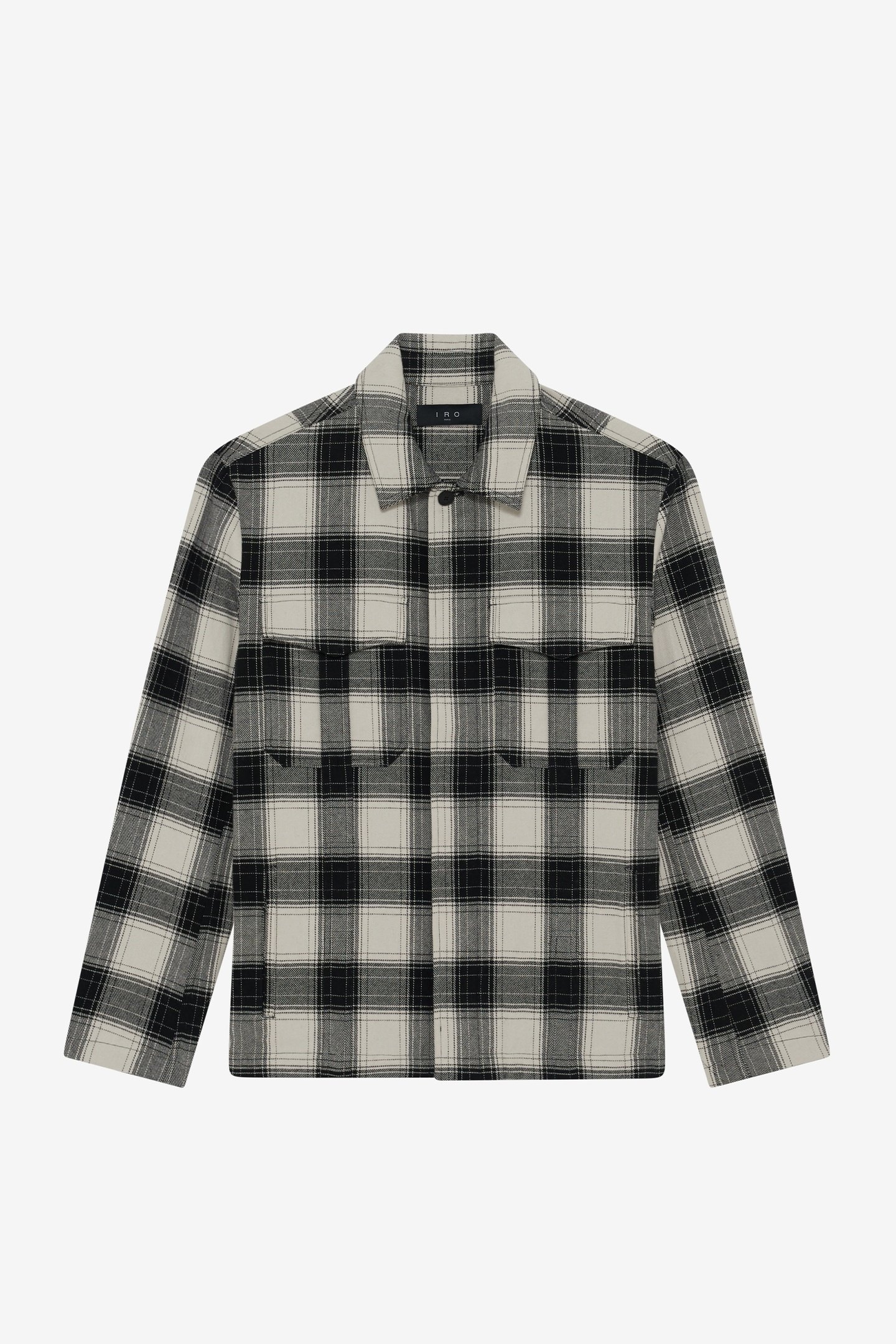 FULVIO OVERSHIRT MIXED WHITE 4