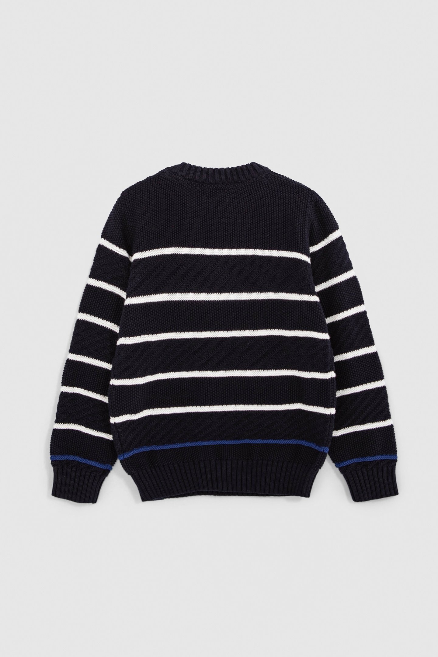 BOY'S ORGANIC COTTON FANCY KNIT SAILOR SWEATER 2
