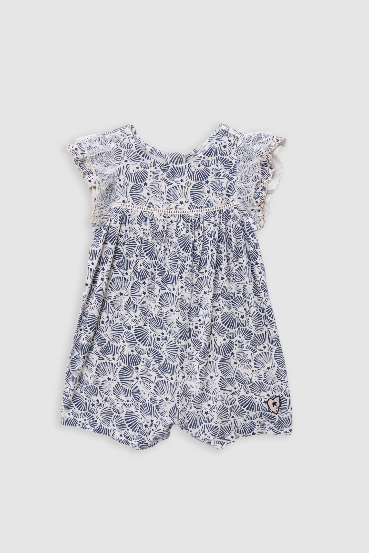 SHORT SEASHELL-PRINT JUMPSUIT 1