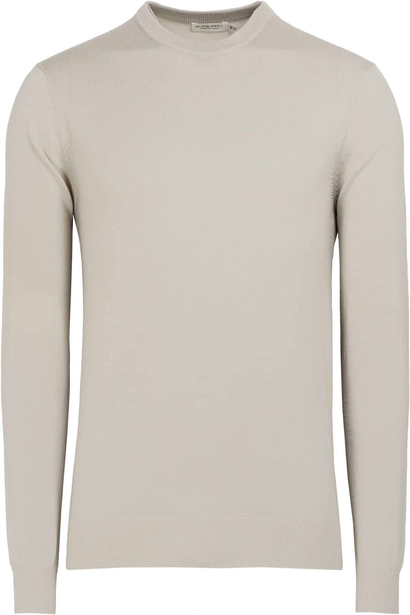 LS CREW MERINO SAND SAND 5