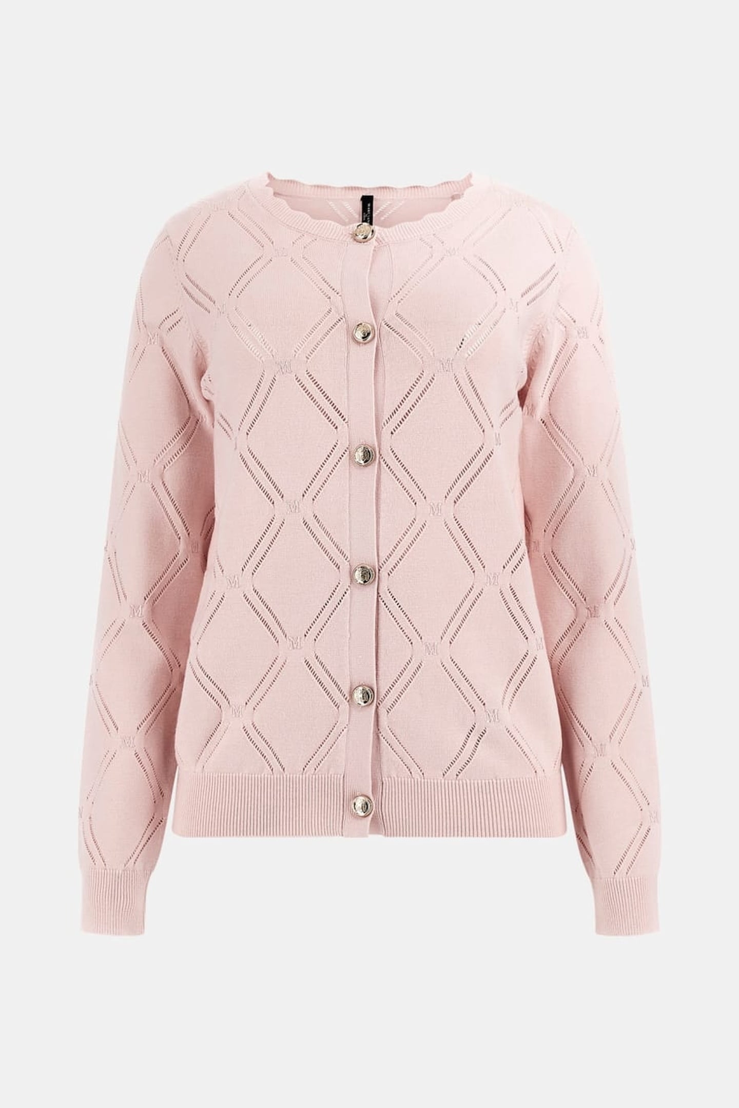 MARCIANO BY GUESS ANNA CARDI ALLOVER SWEATER BLUSH BREEZE 4