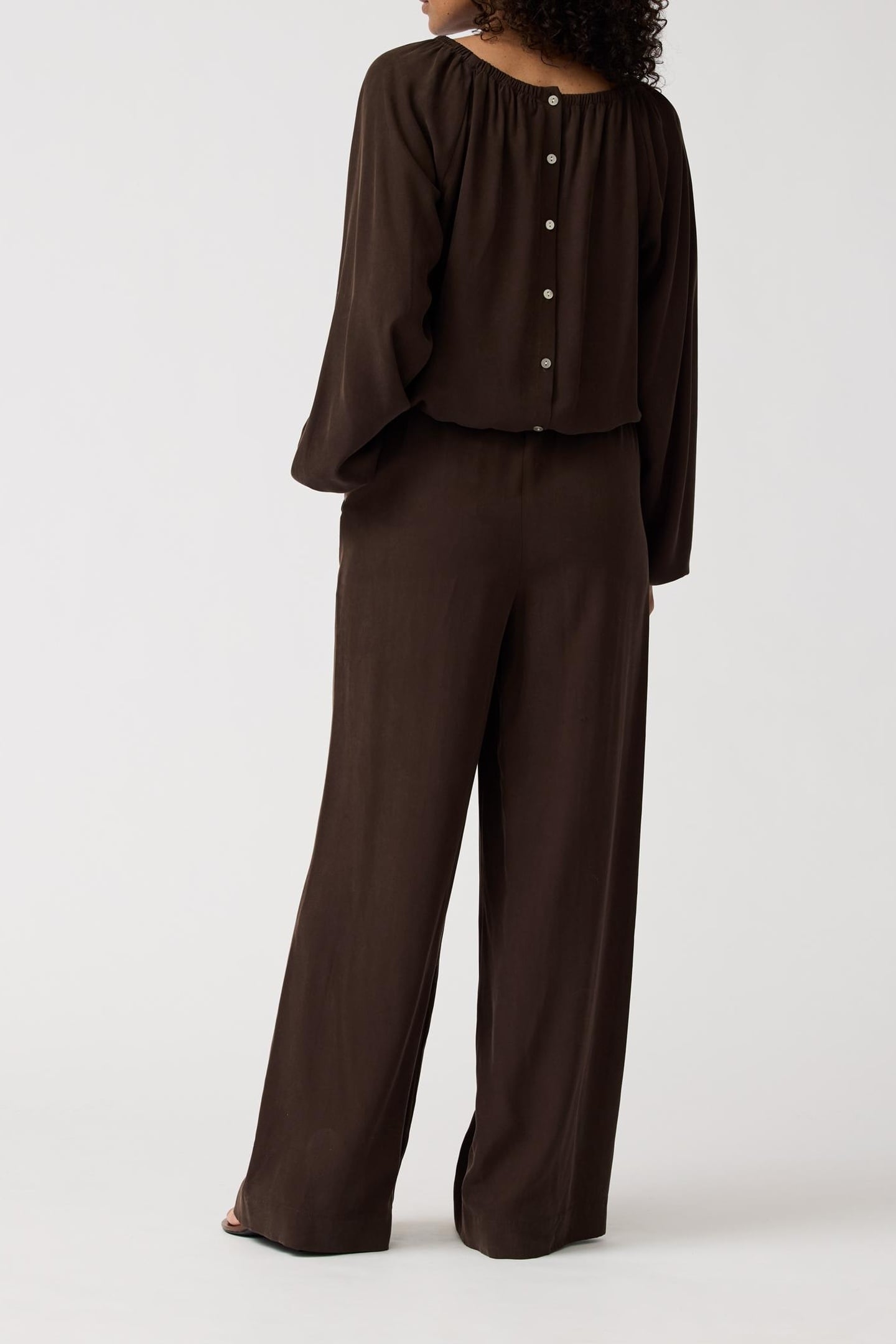 MOONFLOWER PANTS DARK BROWN 3