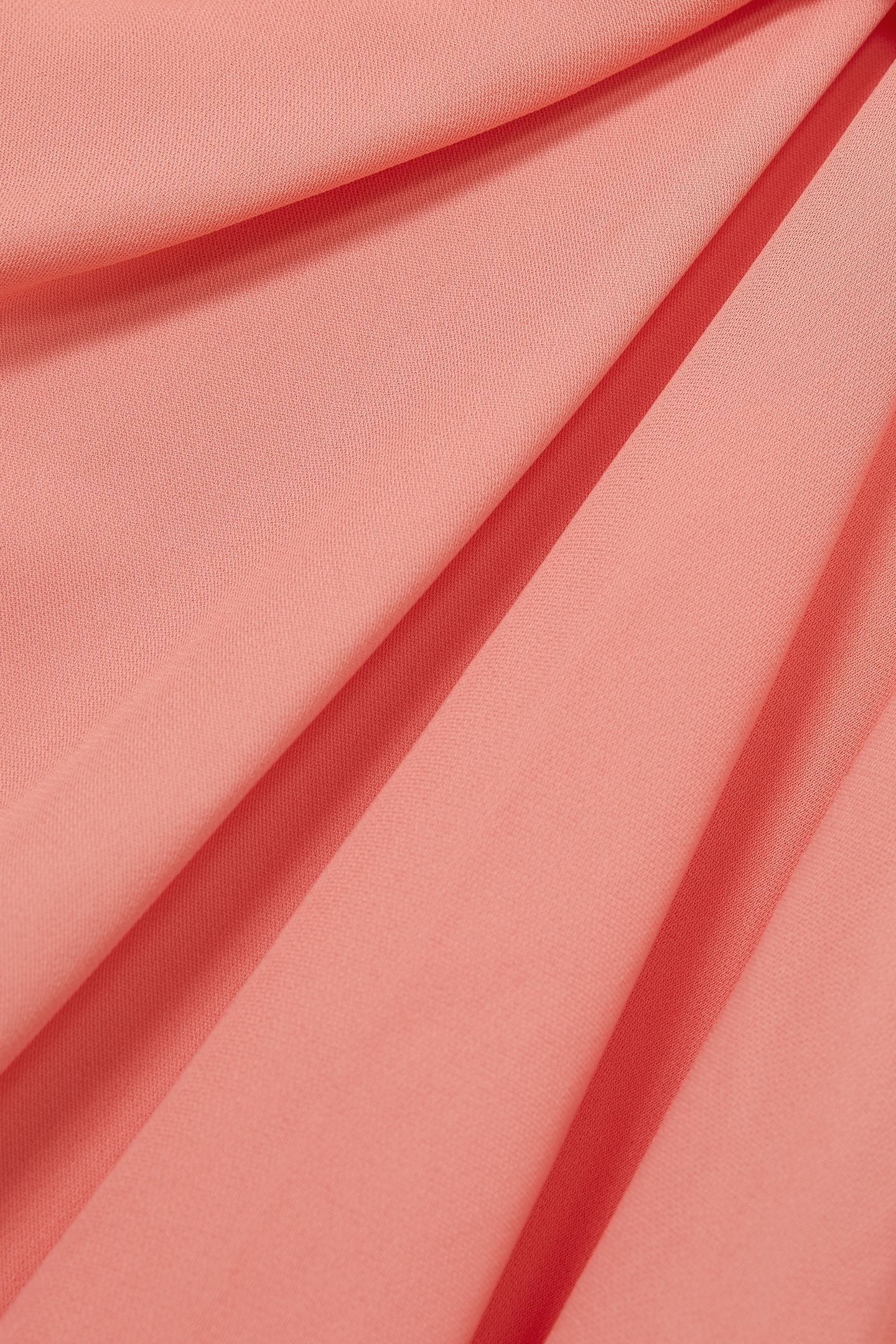 SHORT DRAPE DRESS CORAL 5