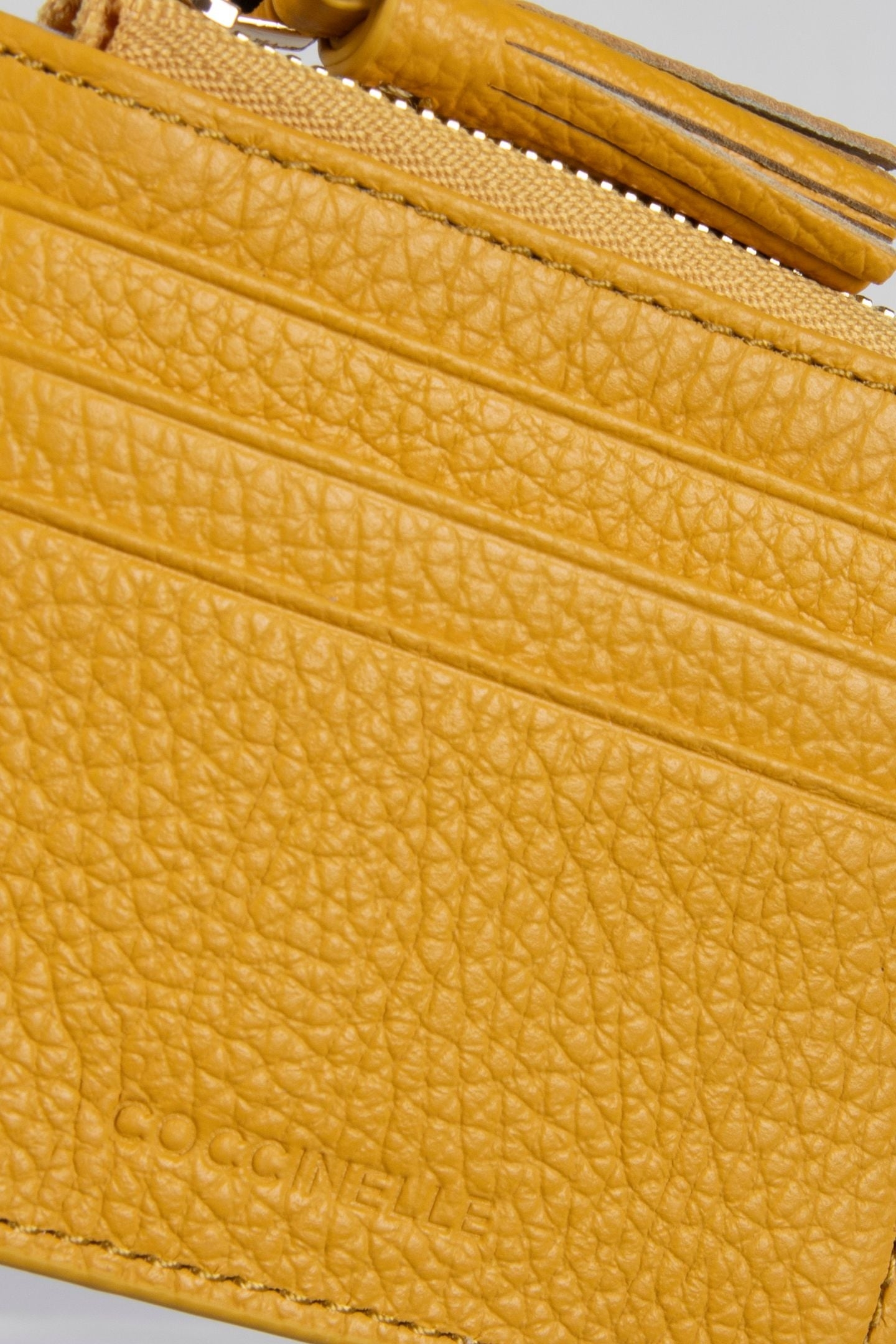 LEATHER PURSE IN MUSTARD YELLOW 4