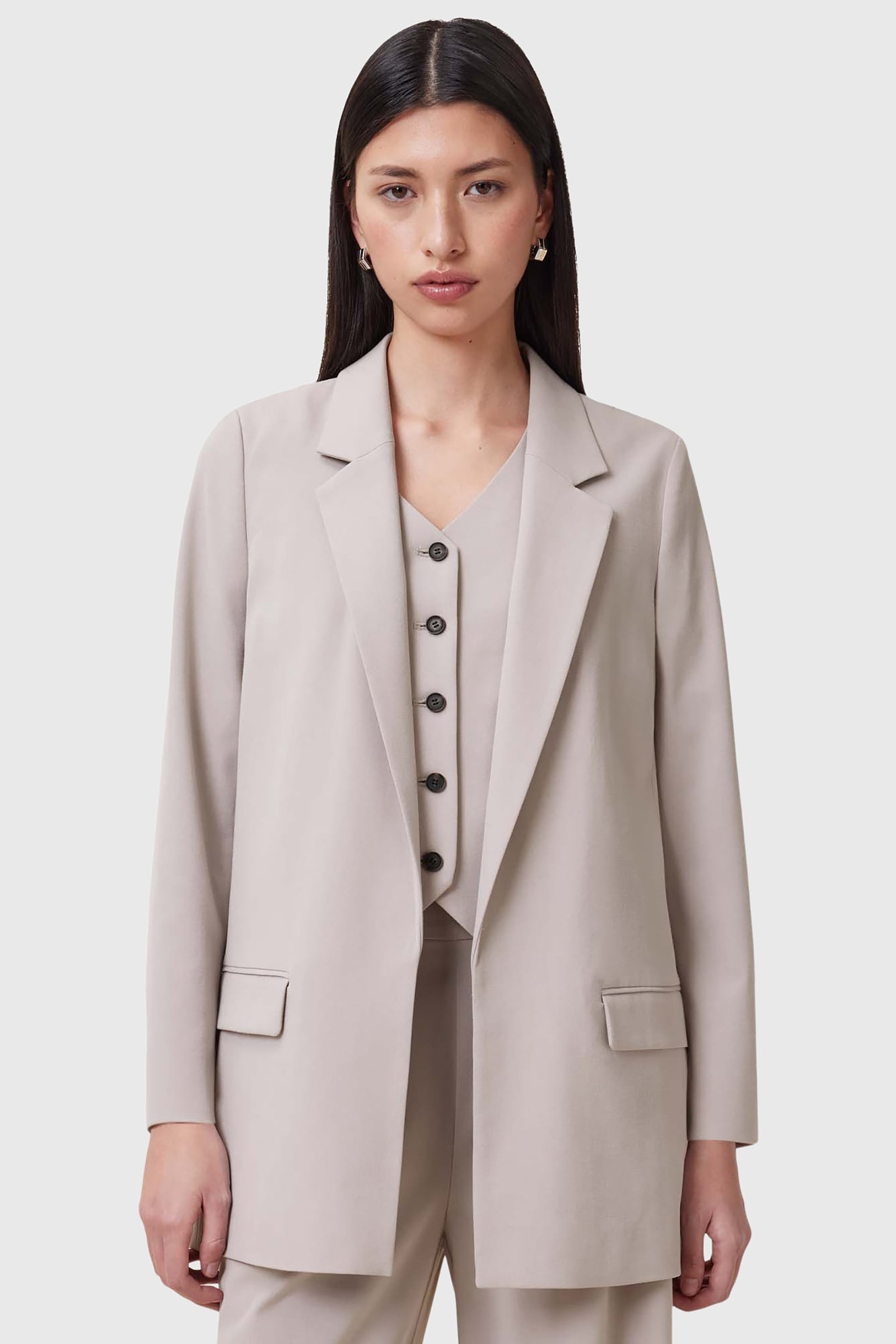 ALEIDA TRI BLAZER GREIGE BROWN 2