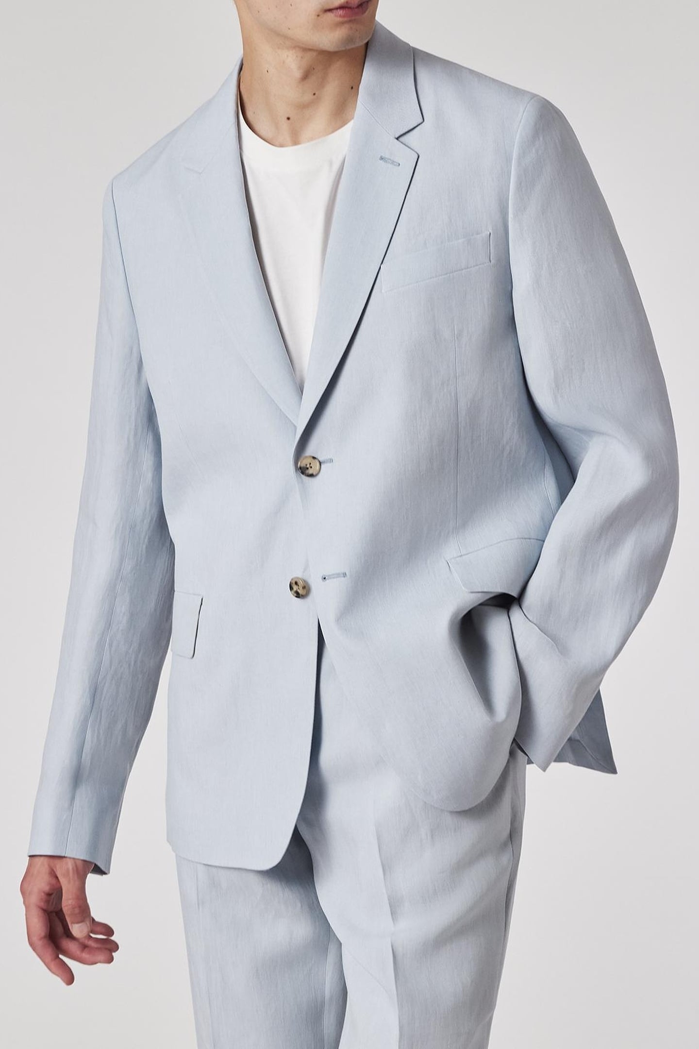 2 BUTTON JACKET COBALT BLUE 1