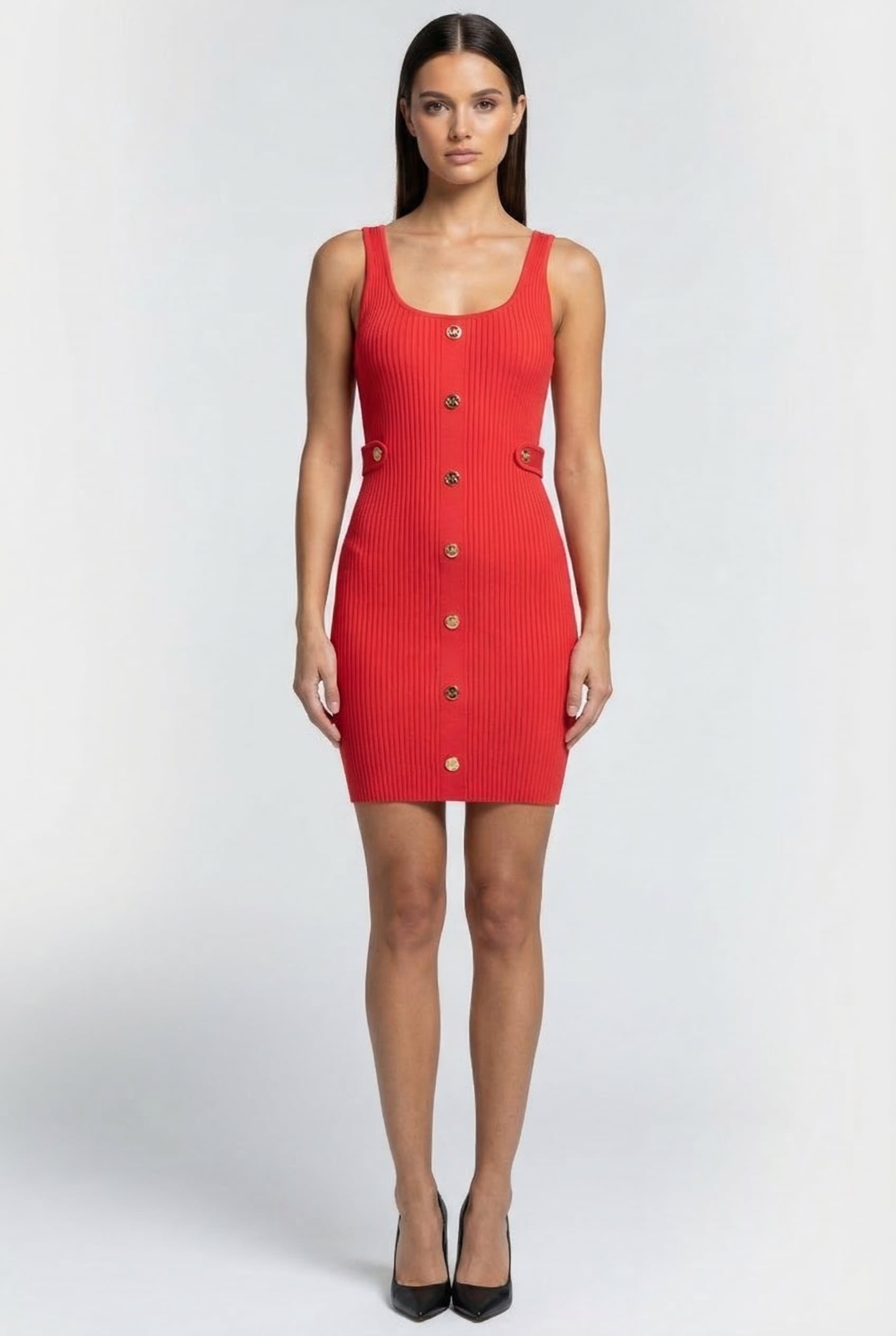 SNAP MINI SCOOP NK DRESS SEA CORAL 1