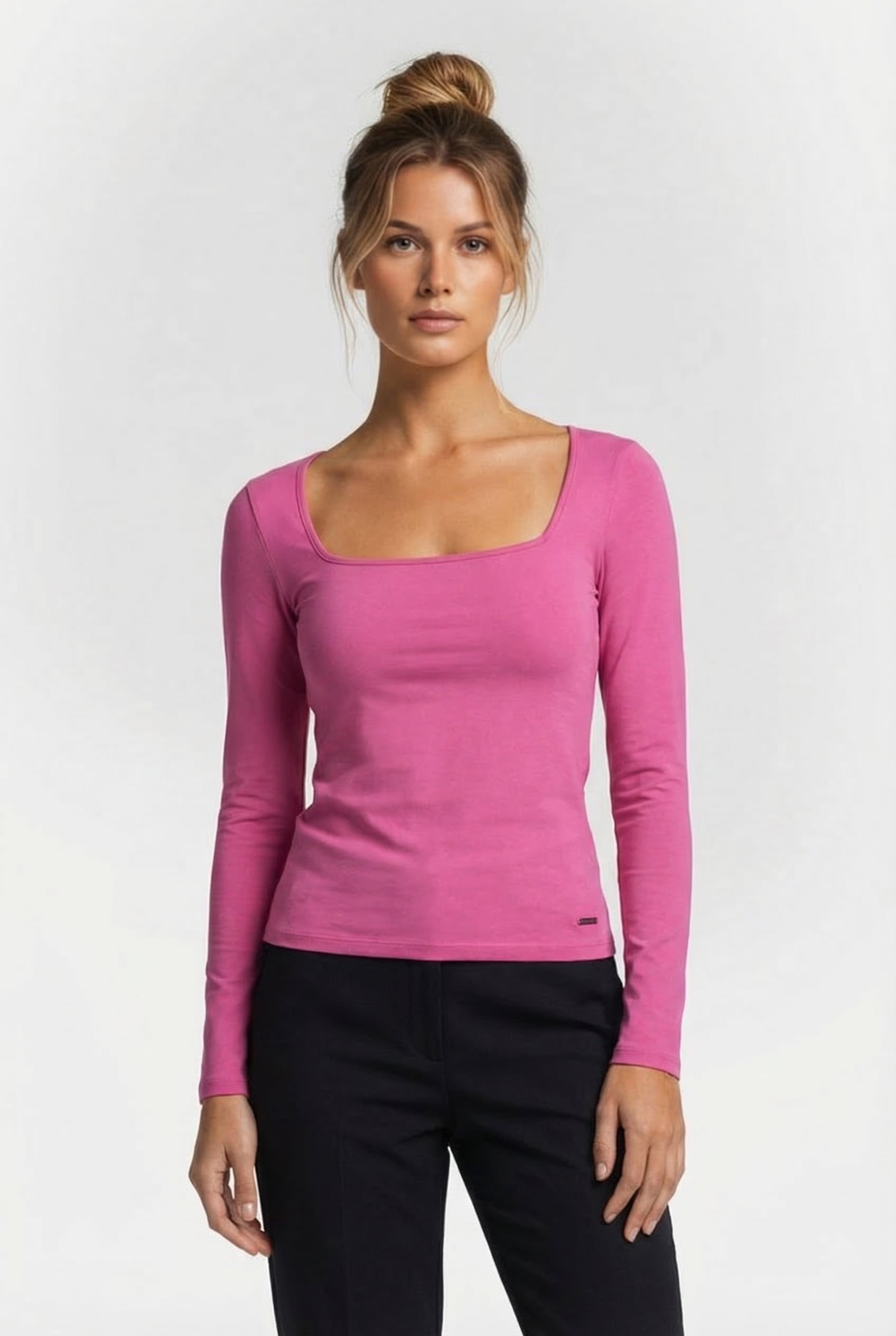 SABA T-SHIRT DARK MAUVE 1