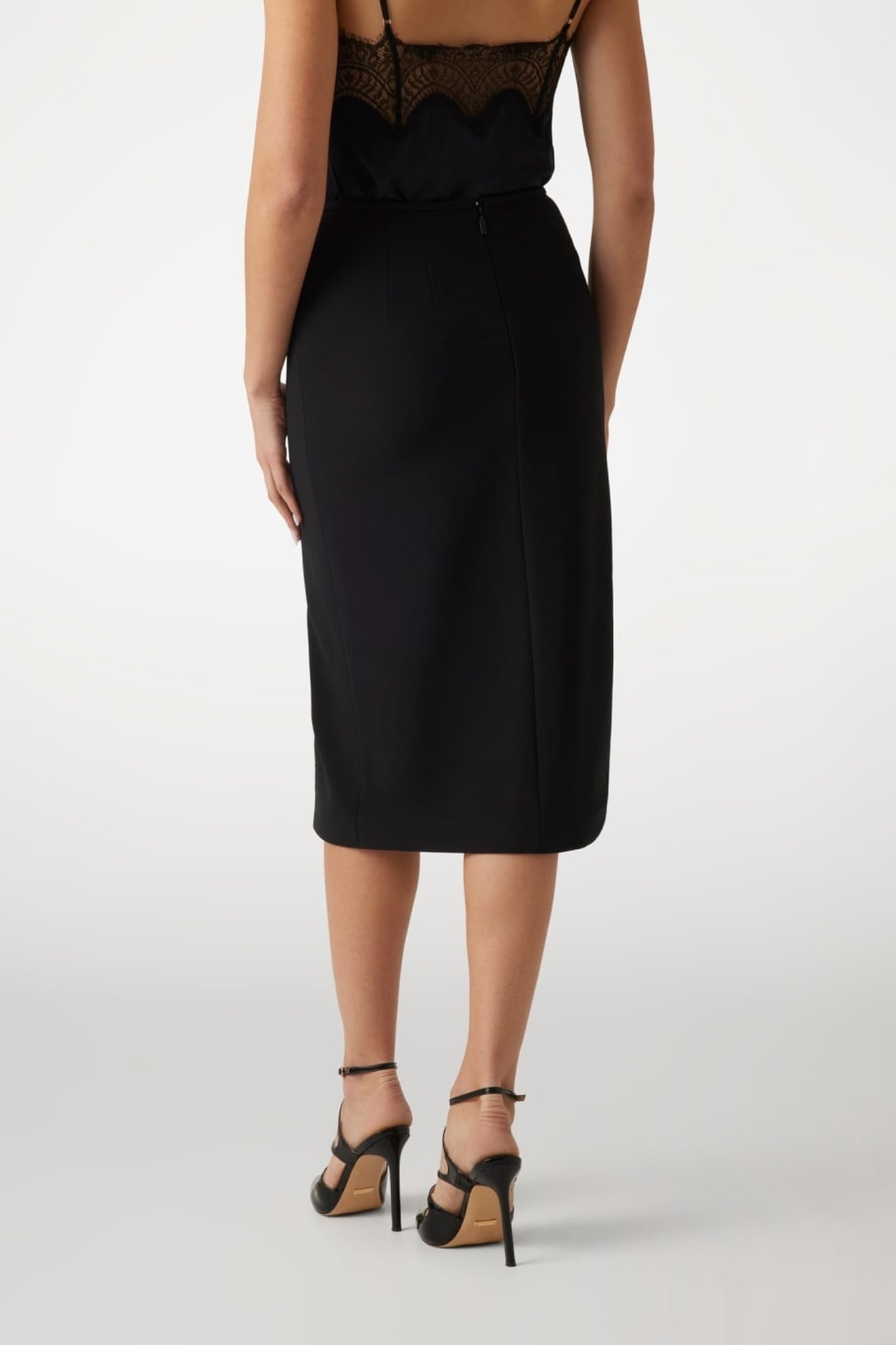MARCIANO BY GUESS MASHA PENCIL SKIRT JET BLACK 3