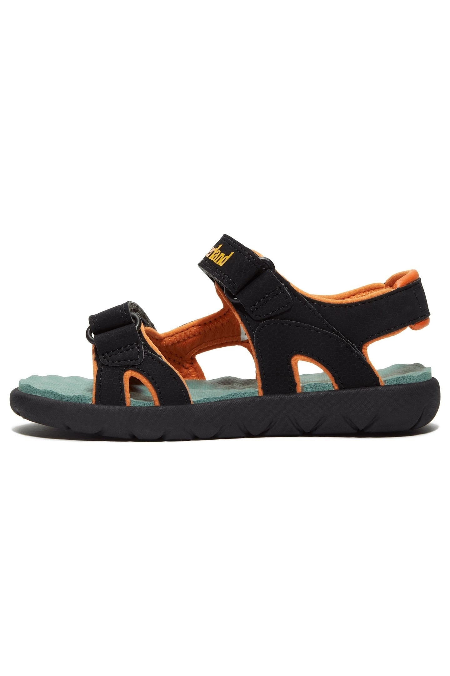 PERKINS ROW BACKSTRAP SANDAL BLACK W MEDIUM YELLOW 2