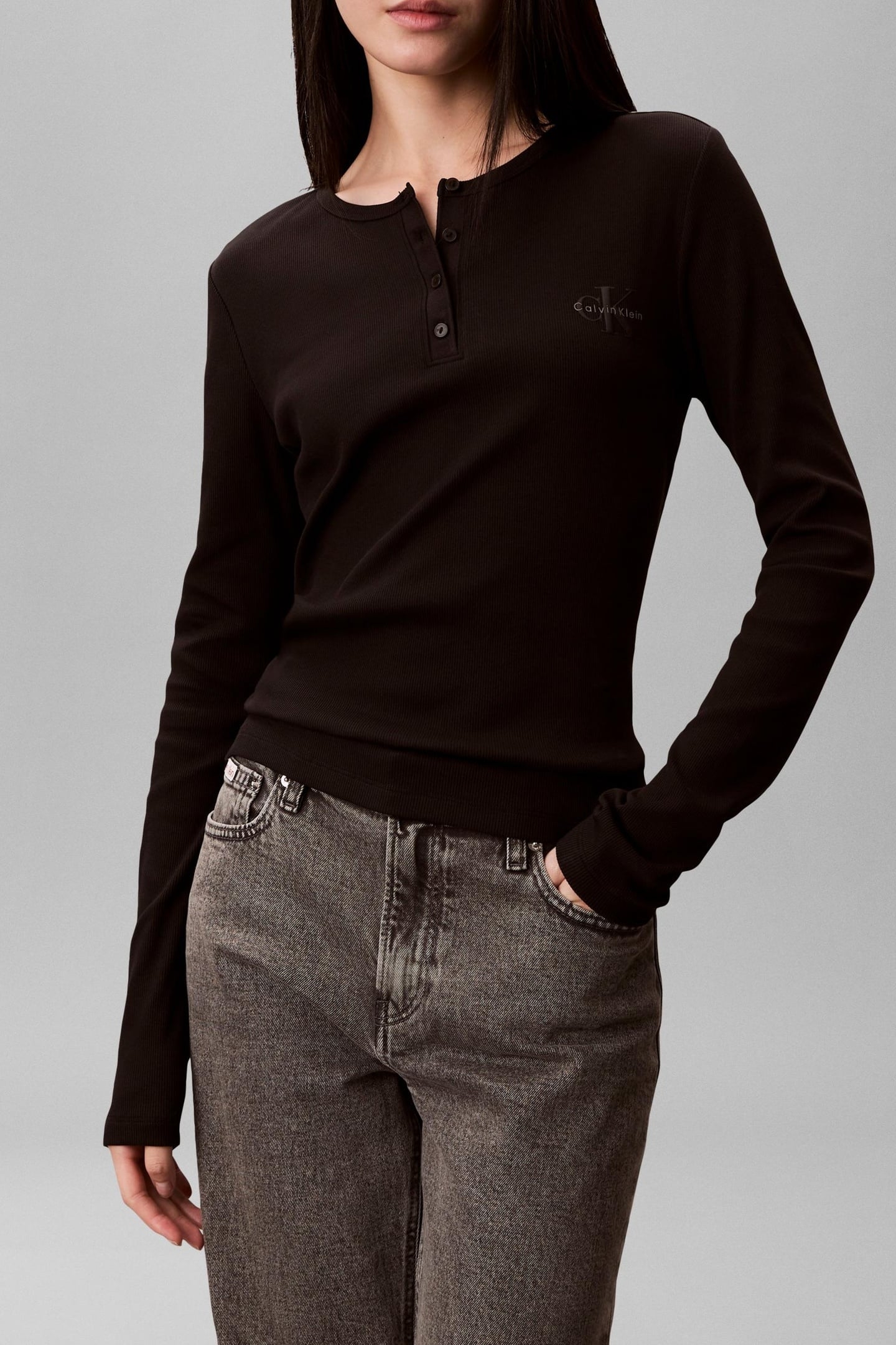 LS MONOLOGO CREW 2X2 BLACK 1