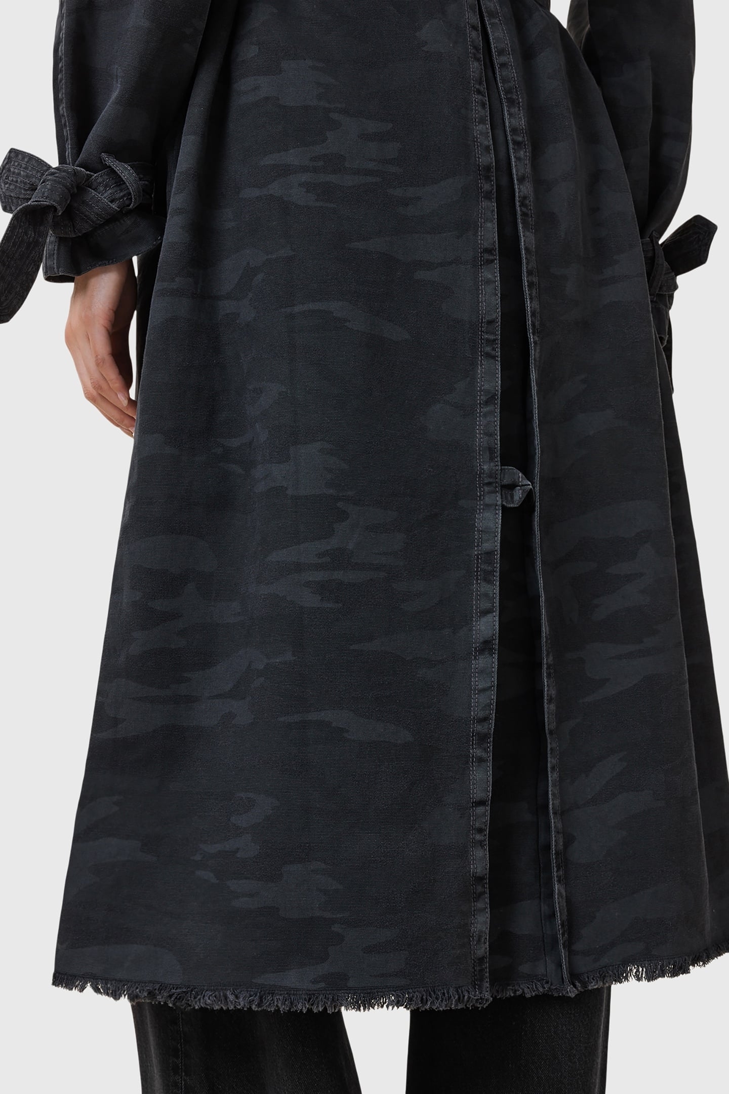 KIKI CAMO TRENCH INK BLUE 8