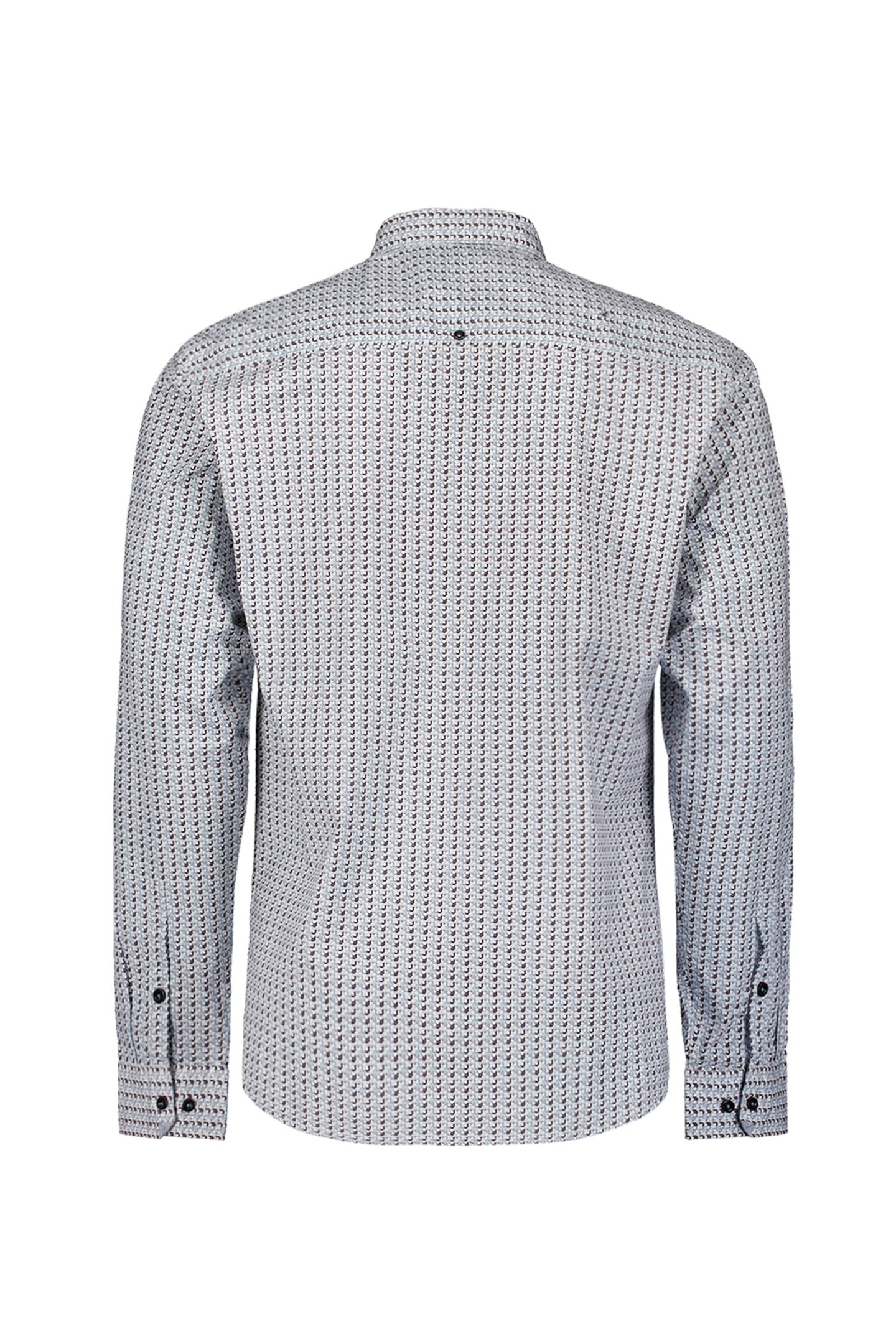 SHIRT STRETCH ALLOVER PRINTED SEABLUE 5