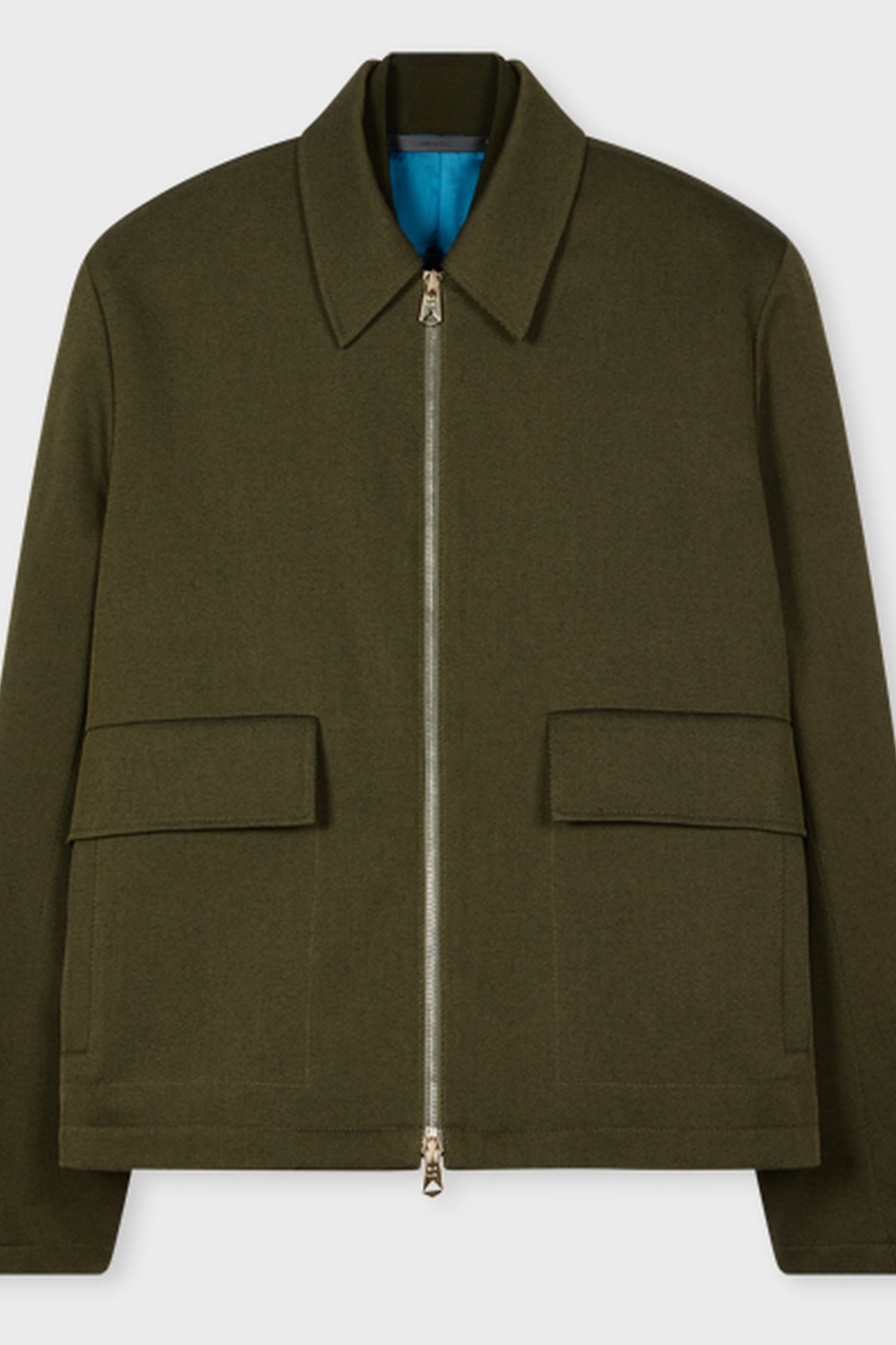 REGULAR FIT JACKET MILITARY GREEN 7
