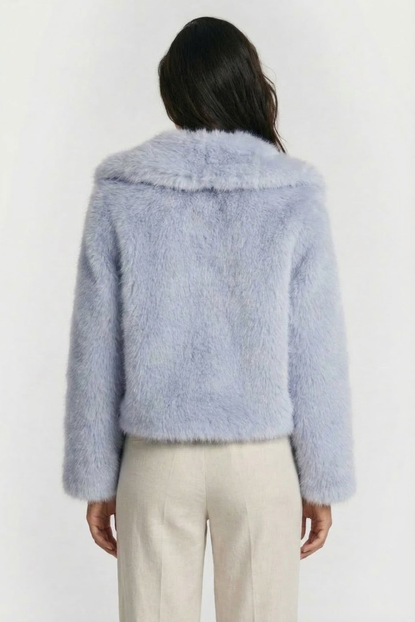 MOLLY FUR JACKET SKY BLUE 2