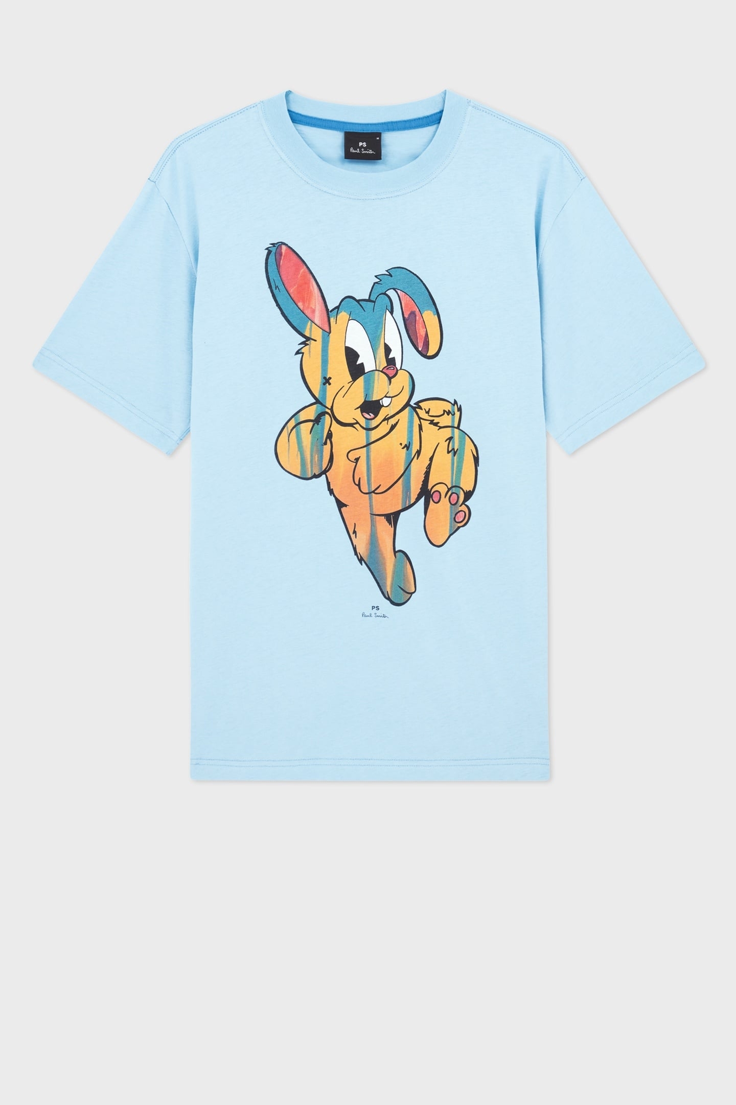 REG FIT SS T SHIRT RABBIT COBALT BLUE 1