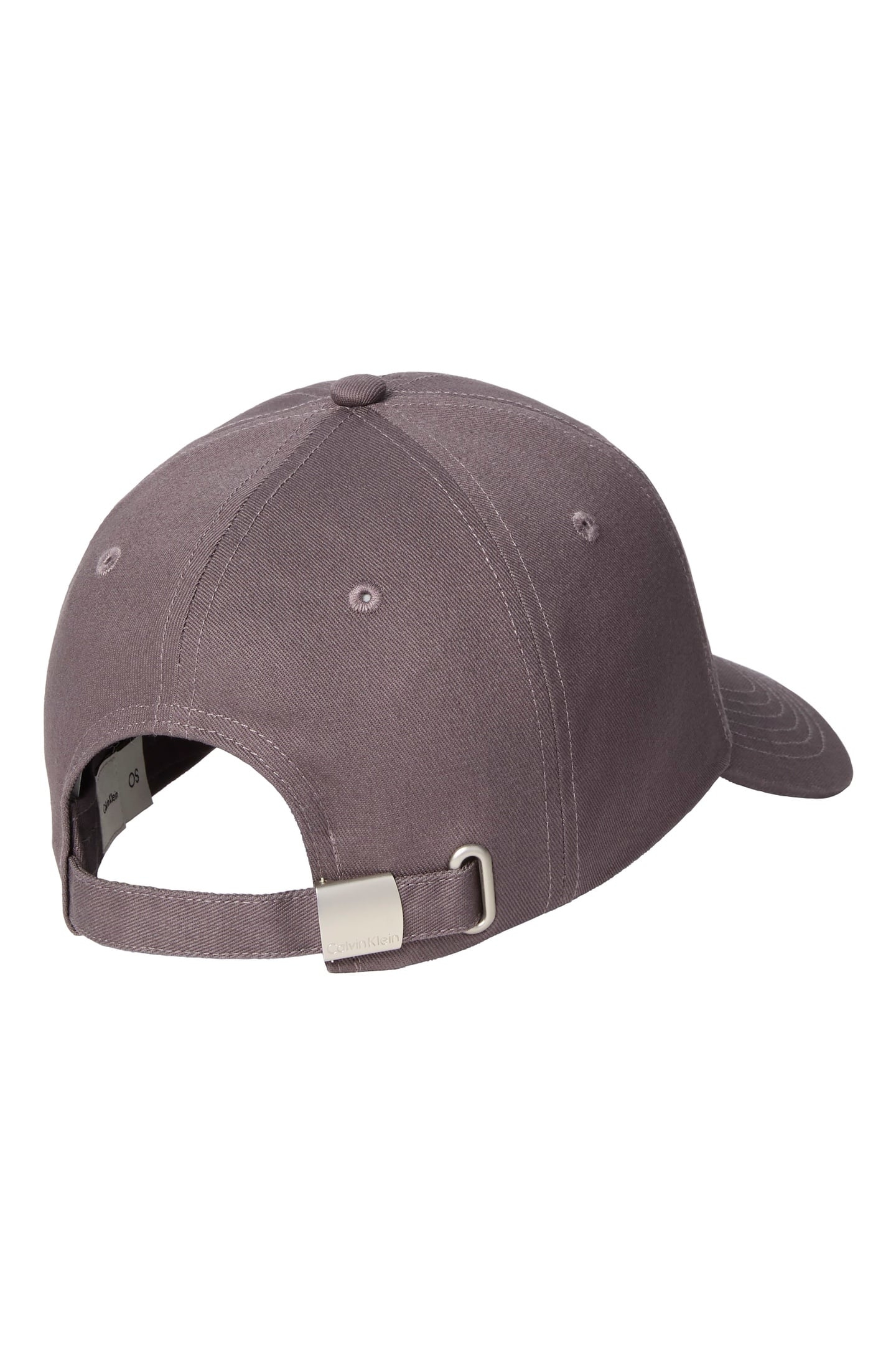 LOGO EMBROIDERY BASEBALL CAP CHARCOAL GRAY 3