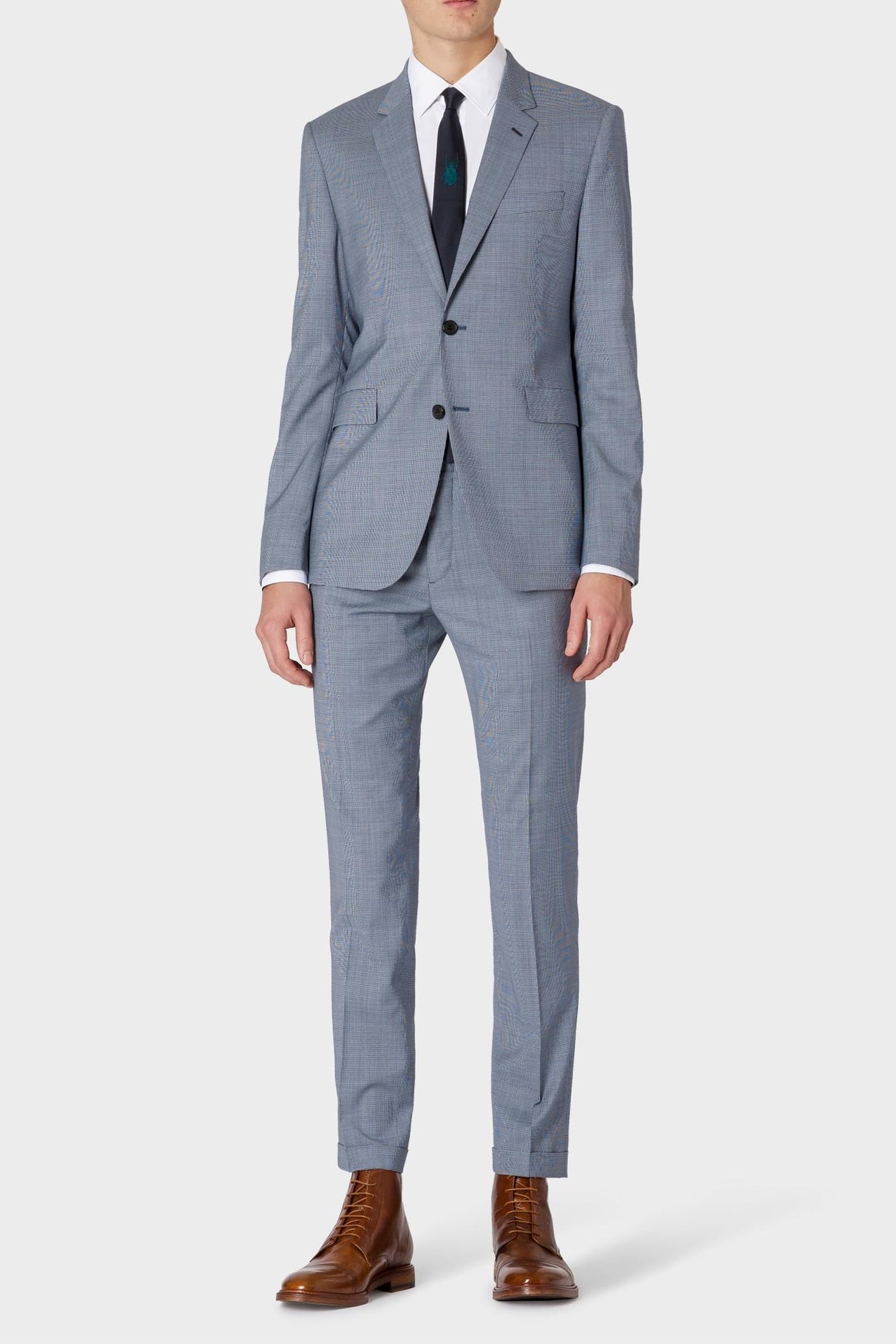 GENTS S/C SUPER SLIM SHIRT WHITE 3